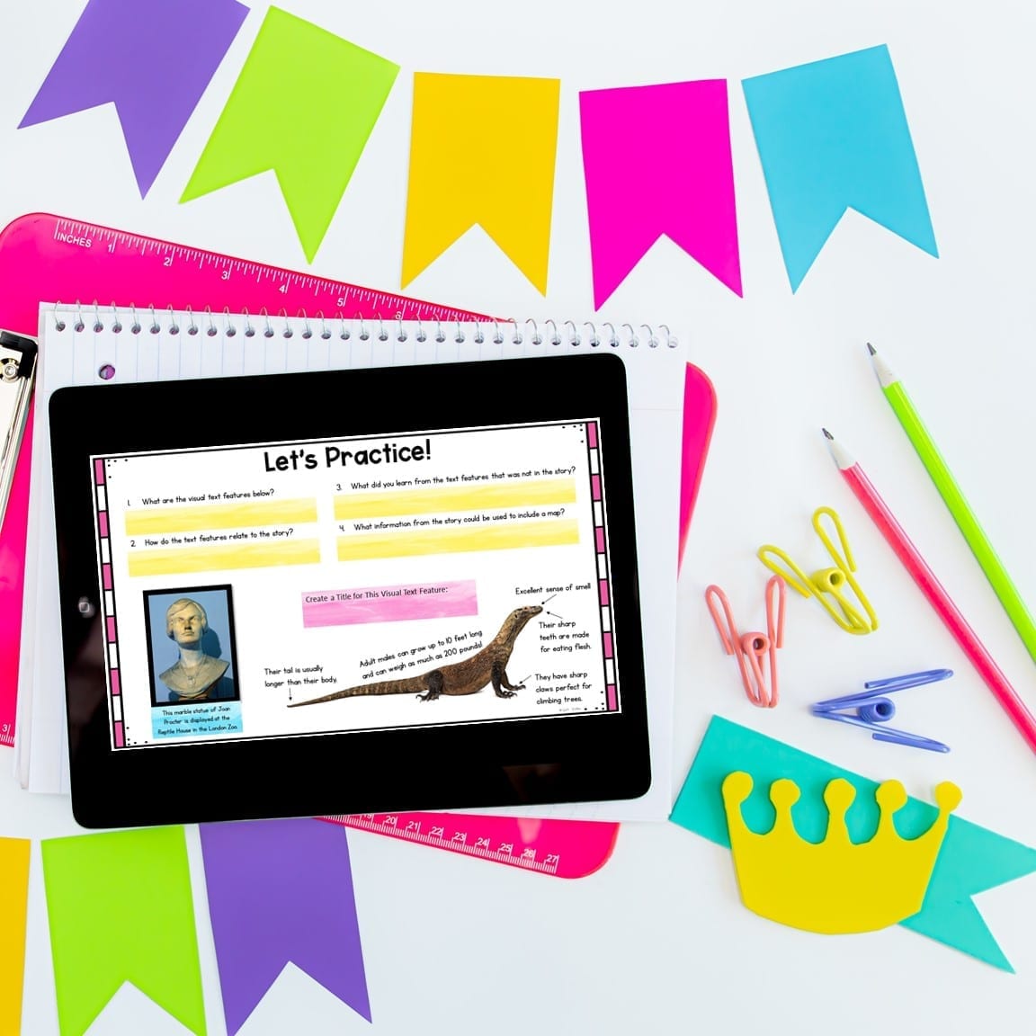 Digital Mini Lessons - Visual Text Features in Nonfiction - RI.4.7 - Image 4