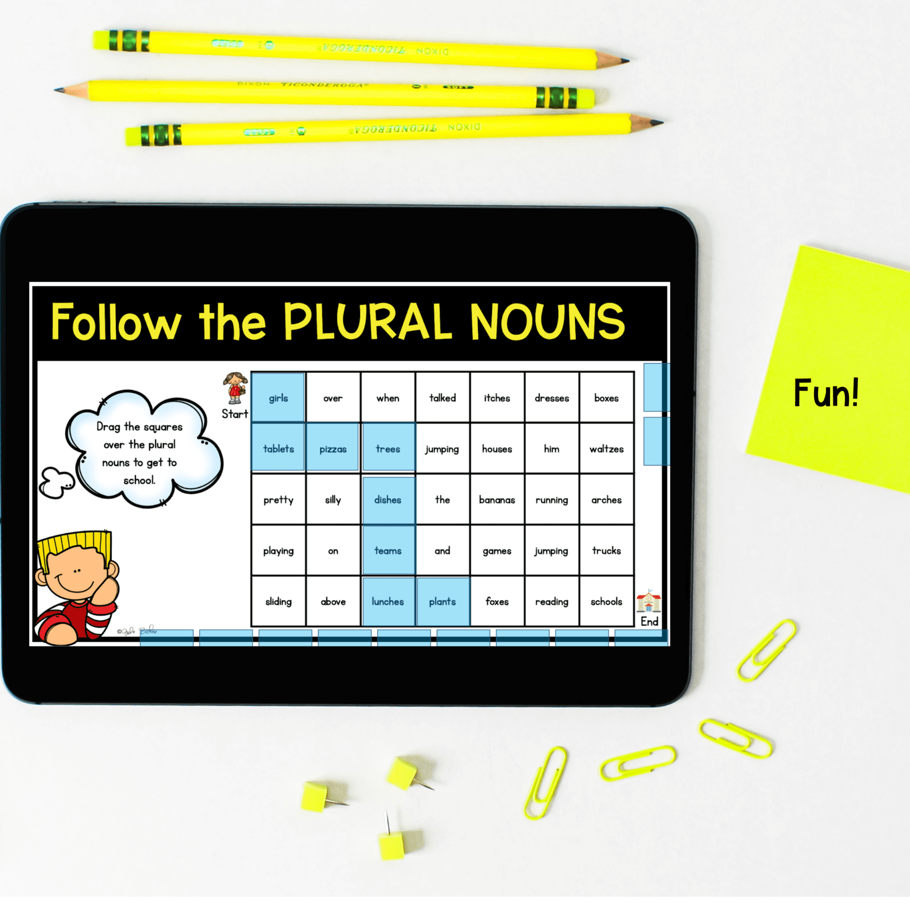 Singular Plural Noun in Google Slides