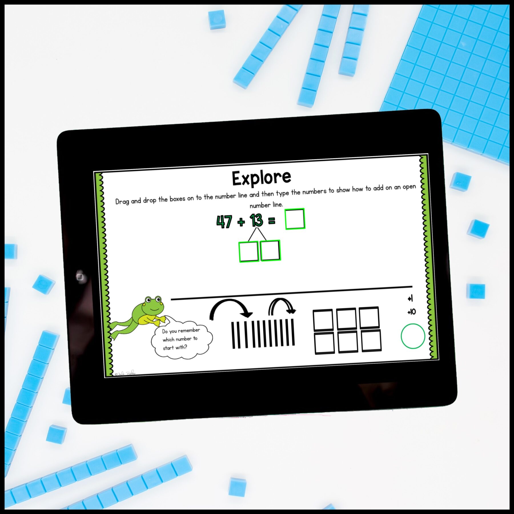 Add Using the Open Number Line - 2nd Grade Math Digital Mini Lesson - 2.NBT.B.5 - Image 4