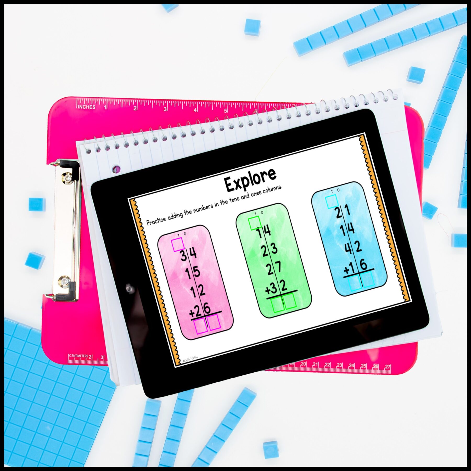 Adding 3 or 4 Two Digit Numbers - 2nd Grade Math Digital Mini Lesson - 2.NBT.B.6 - Image 5