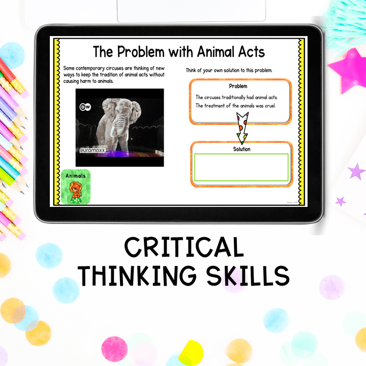 Virtual Field Trip Circus Google Slides Digital Resource Activities SeeSaw - Image 6
