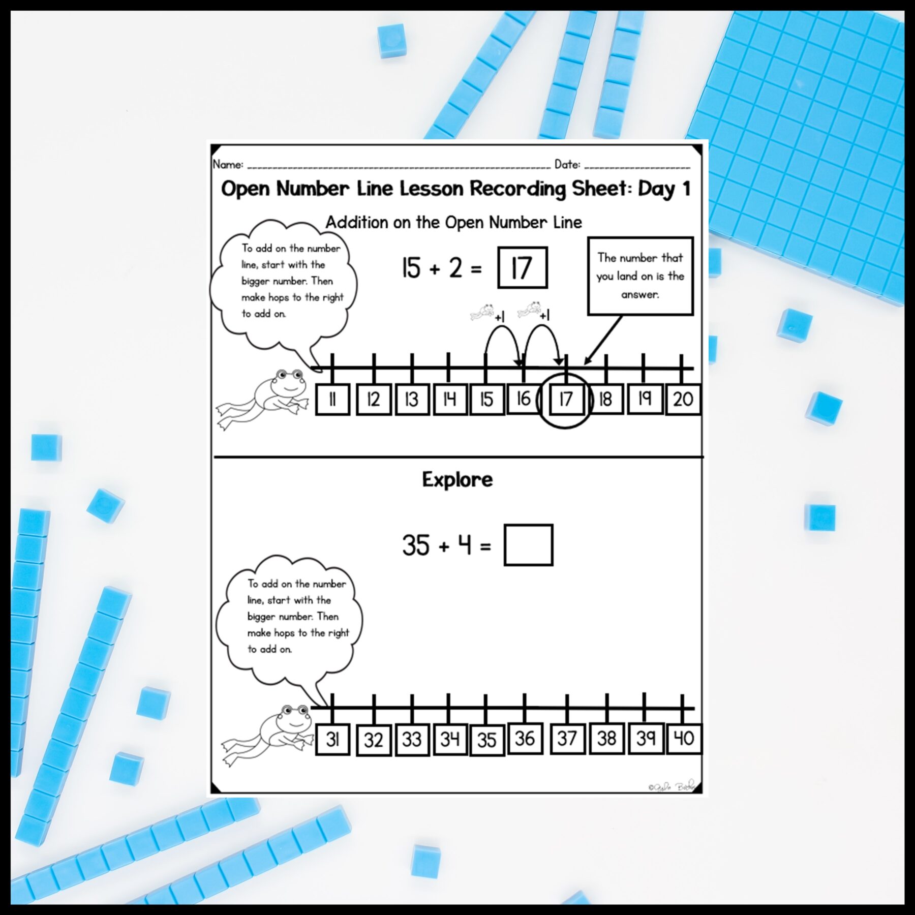 Add Using the Open Number Line - 2nd Grade Math Digital Mini Lesson - 2.NBT.B.5 - Image 7