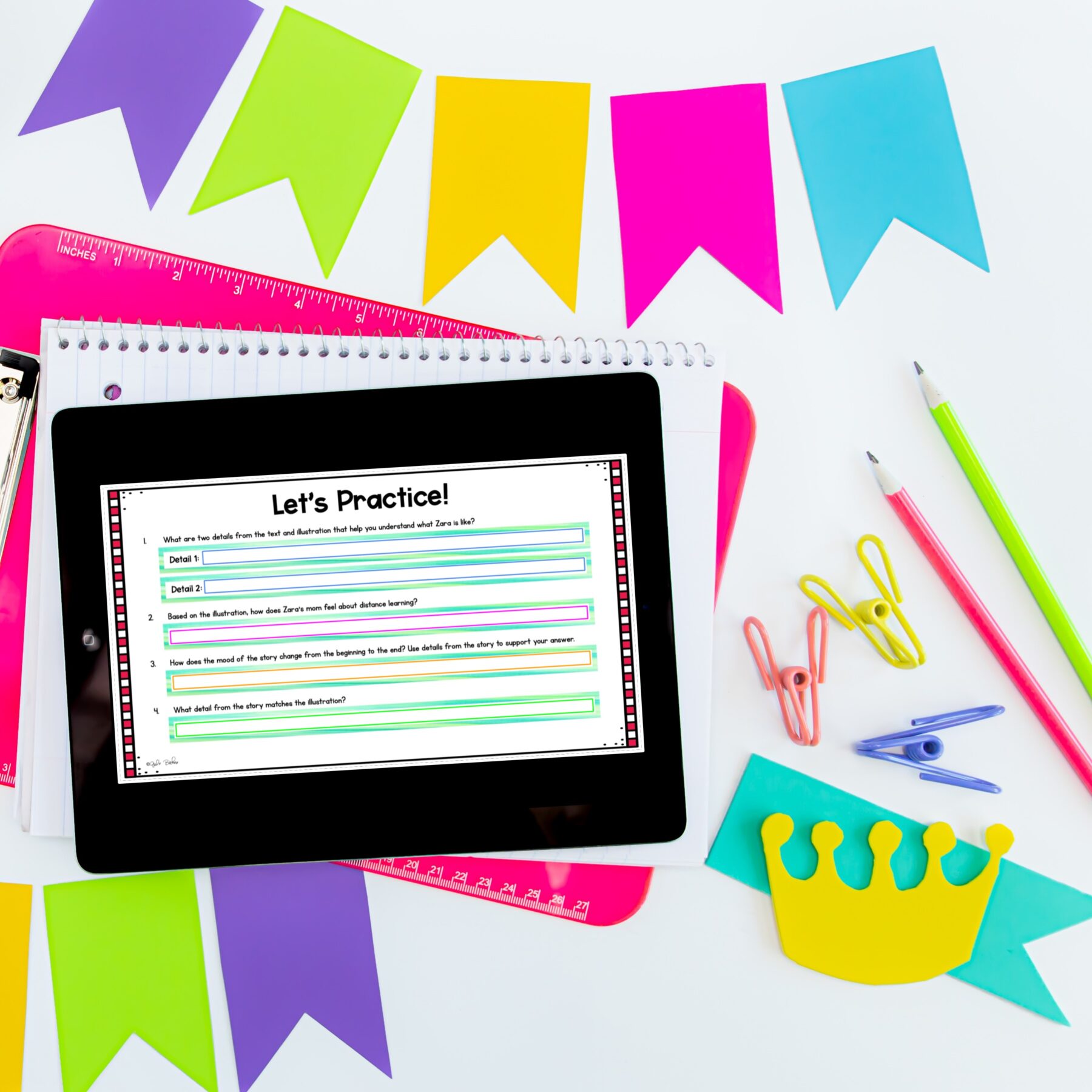Illustrations Skill Pack Bundle – RL.2.7 & RL.3.7 – Print & Digital - Image 5