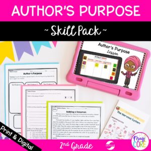 Author's Purpose Skill Pack Bundle - RI.2.6 - Print & Digital