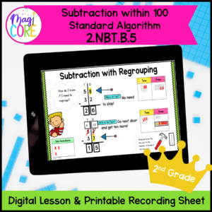 Subtraction with the Standard Algorithm - 2nd Grade Math Mini Lesson - 2.NBT.B.5