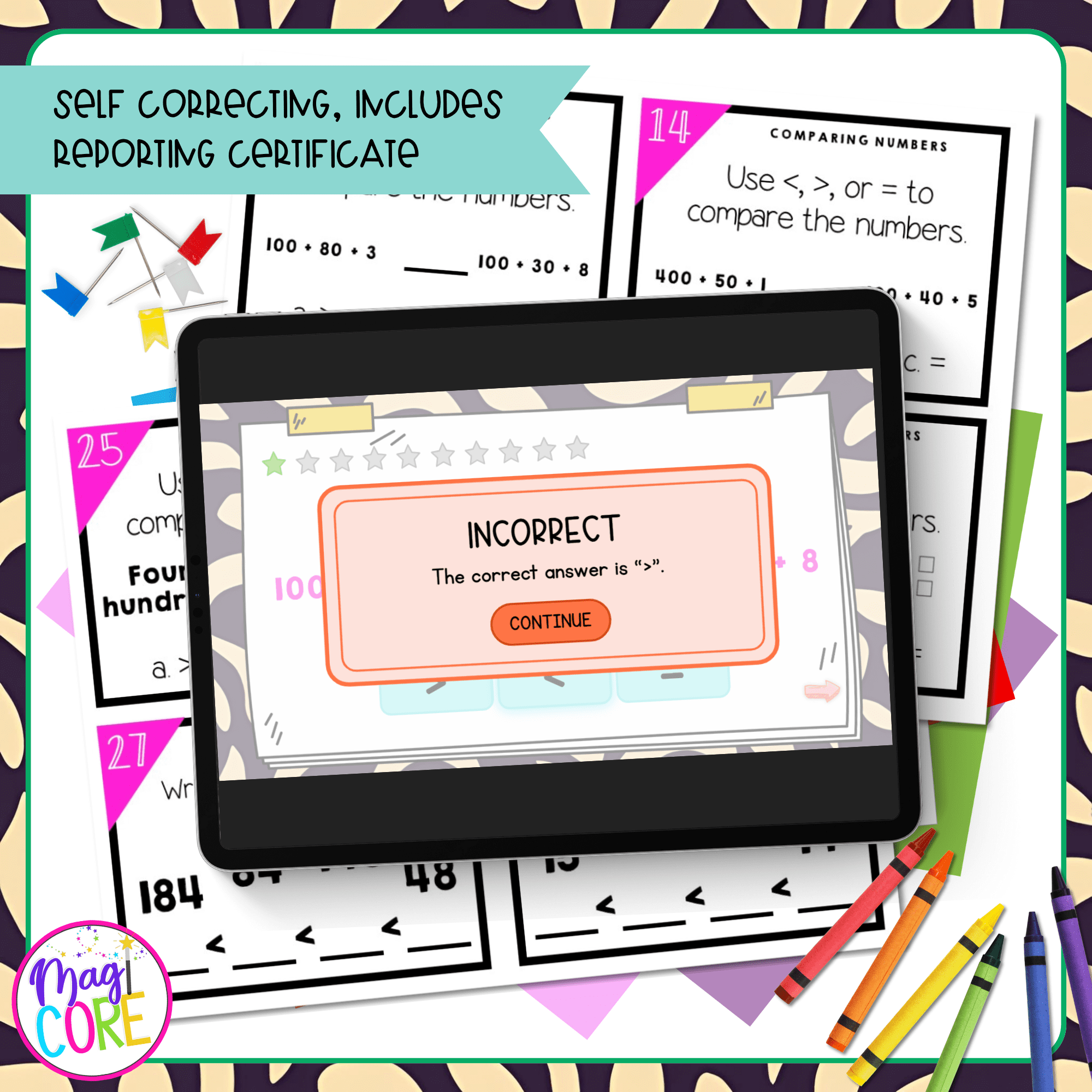 Compare Numbers - 2nd Grade Math Task Cards - 2.NBT.A.4 - Image 3