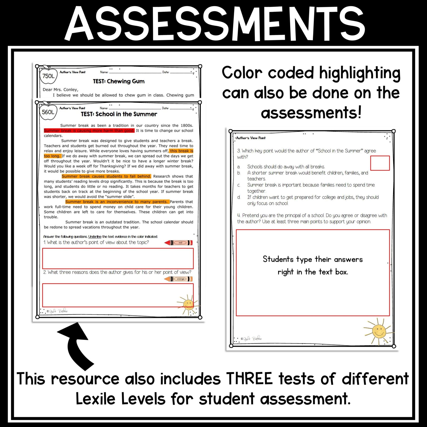 Author’s Point of View Reading Comprehension Unit- RI.3.6 – Print & Digital - Image 12