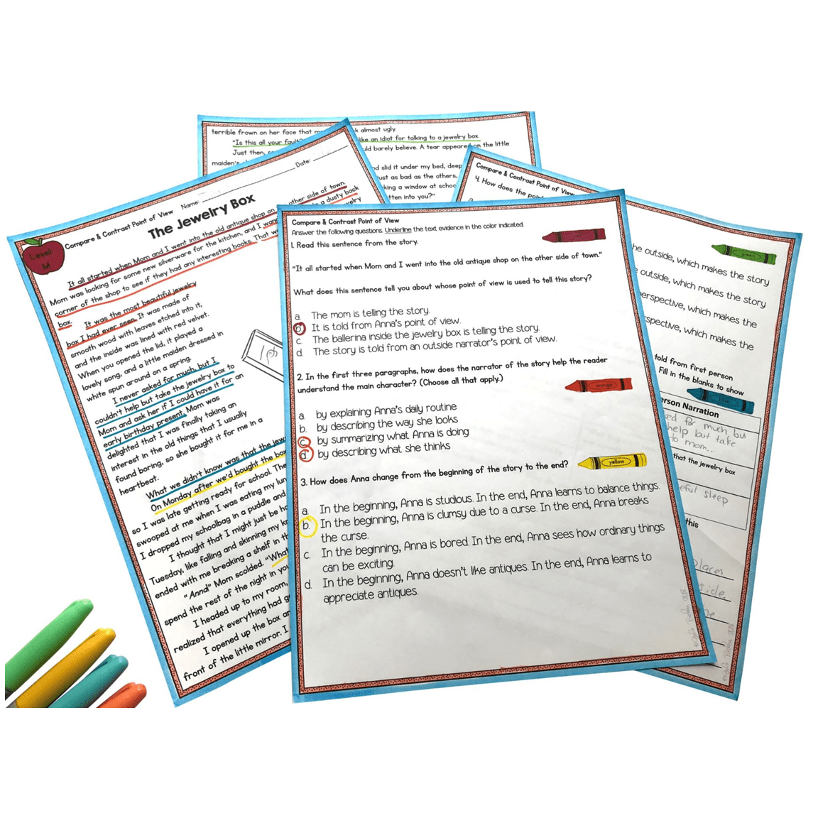 Point of View Reading Comprehension Unit – RL.4.6 & RL.5.6 – Print & Digital - Image 14
