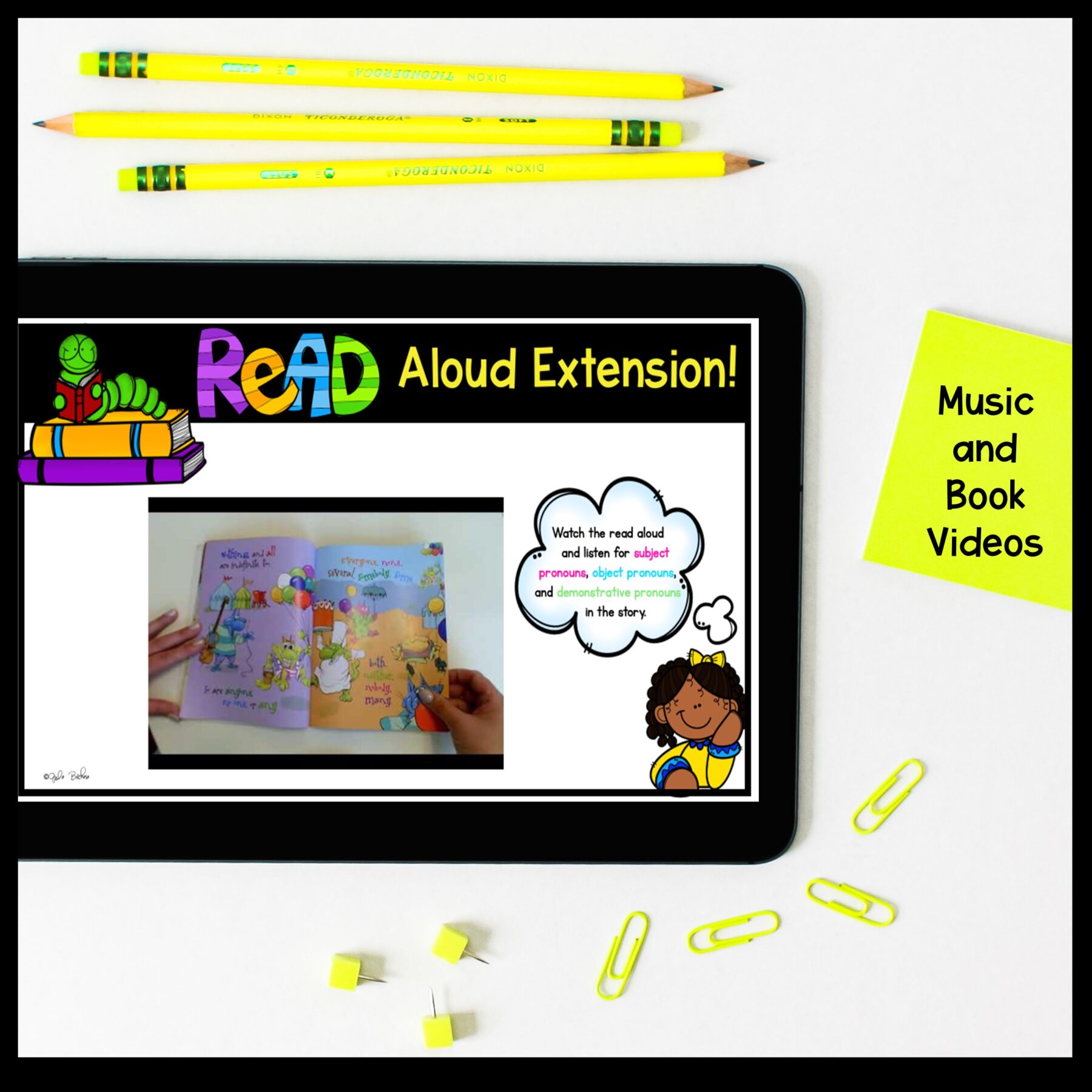 Pronouns Digital Activities for Google Slides Distance Learning - Image 2