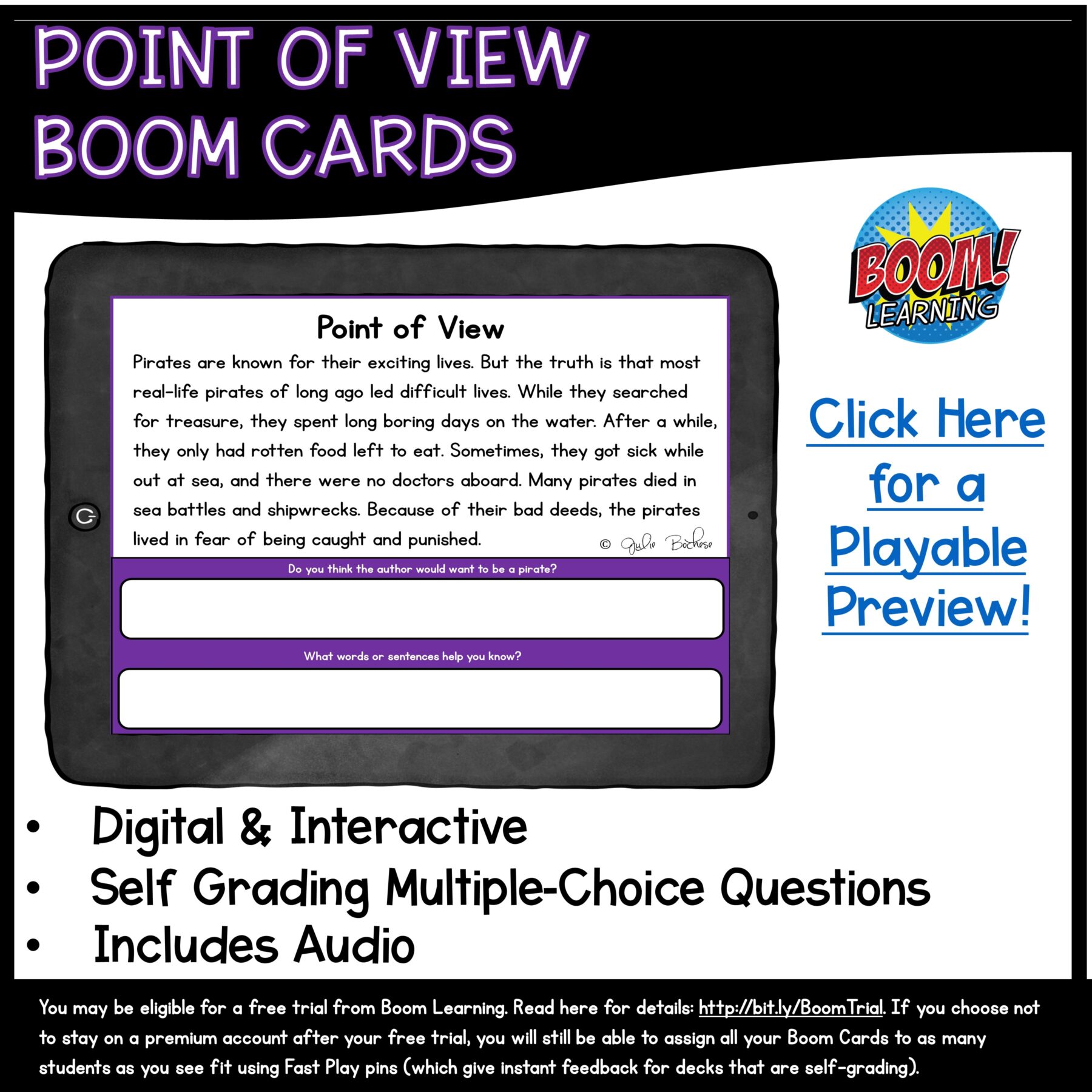 Author’s Point of View Reading Comprehension Unit- RI.3.6 – Print & Digital - Image 14