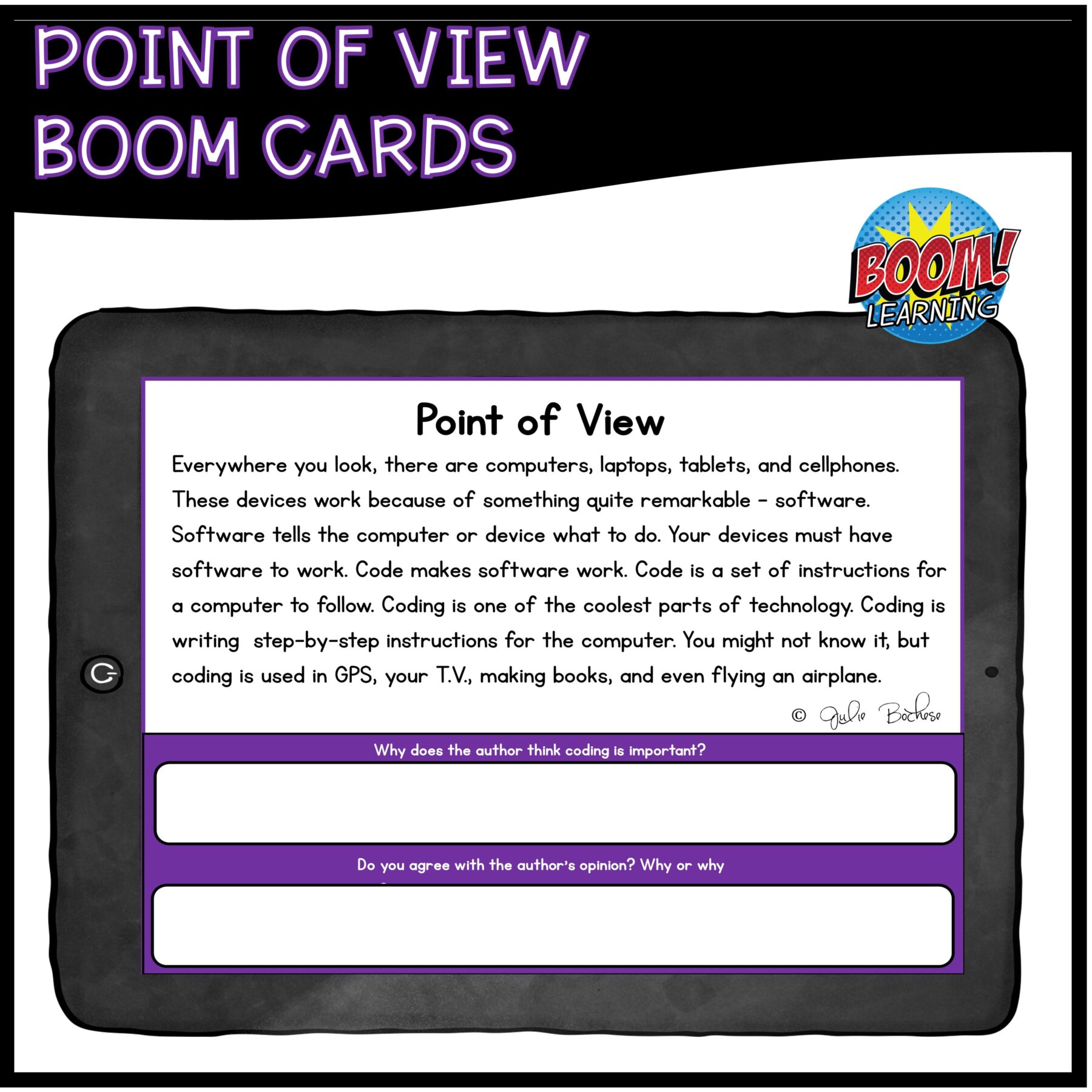 Author’s Point of View Reading Comprehension Unit- RI.3.6 – Print & Digital - Image 15