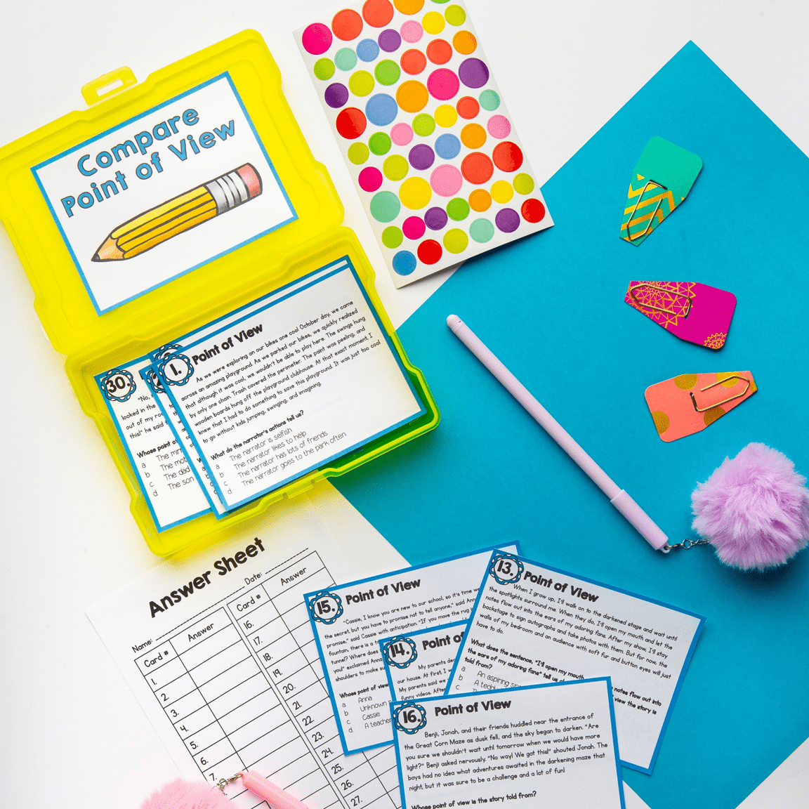 Point of View Reading Comprehension Unit – RL.4.6 & RL.5.6 – Print & Digital - Image 16