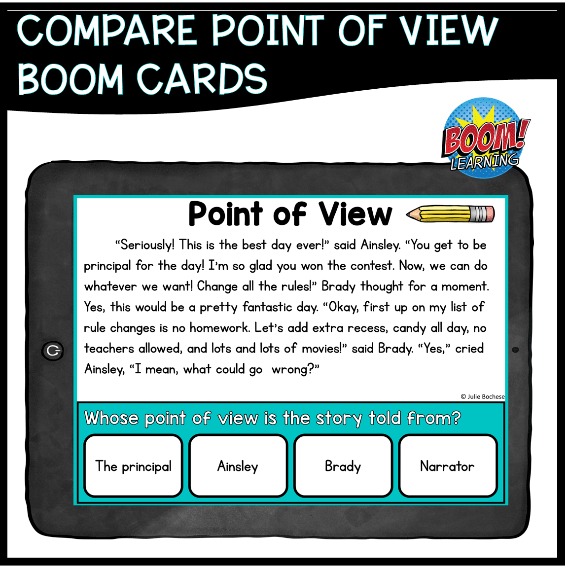Point of View Reading Comprehension Unit – RL.4.6 & RL.5.6 – Print & Digital - Image 19
