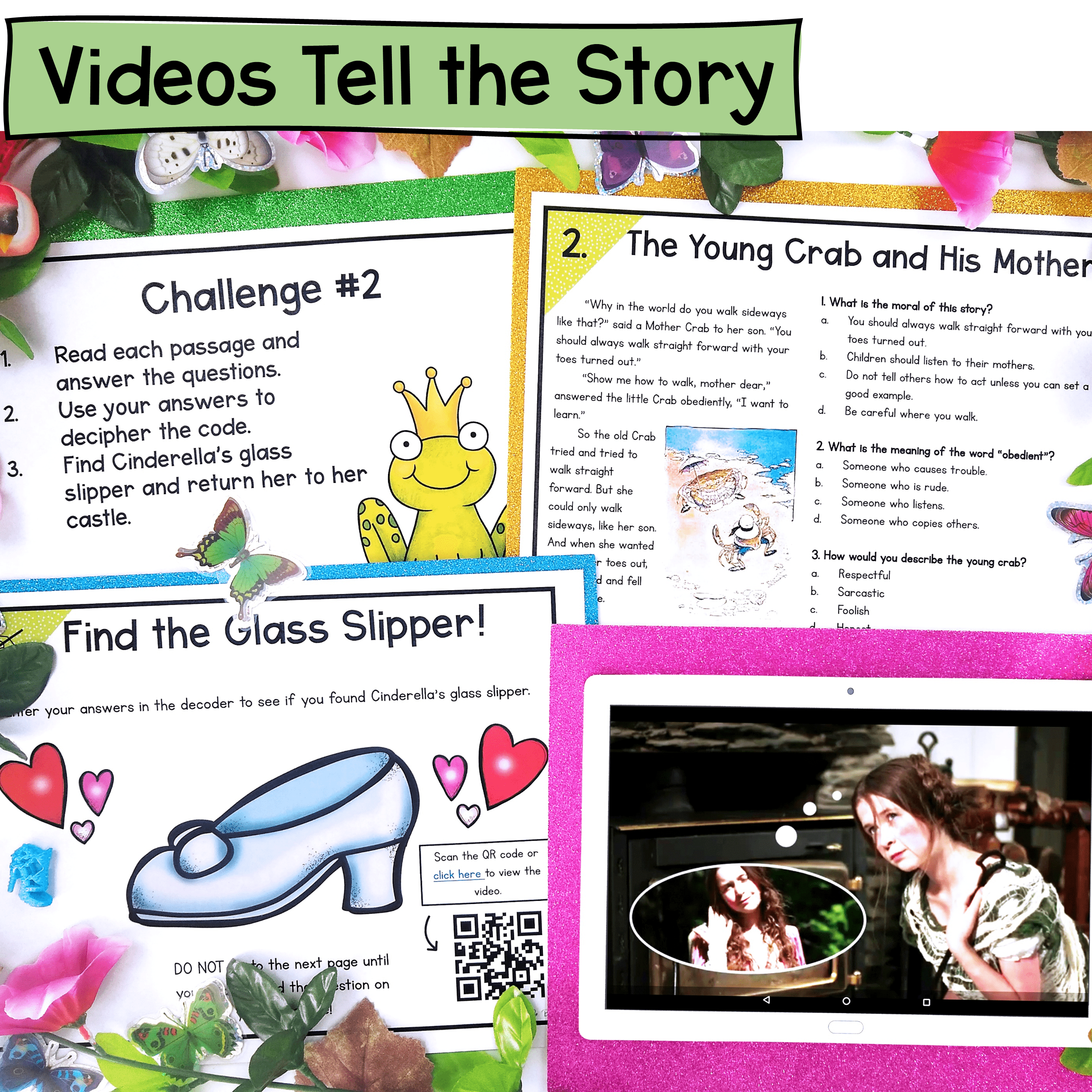 Fairytale Reading Comprehension Escape Room & Webscape™ - 4th 5th Grade Passages - Image 3