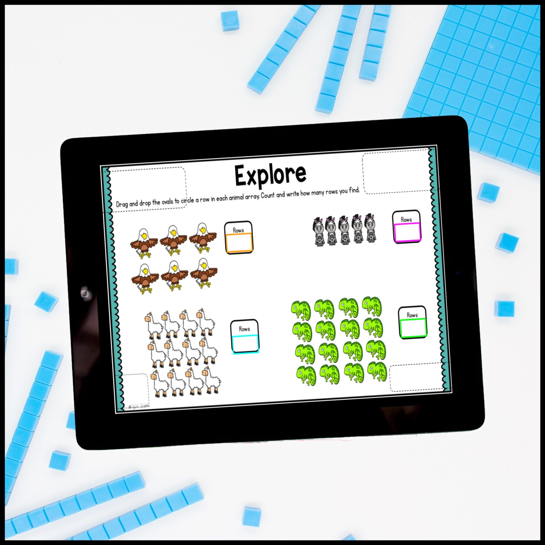 Arrays - 2nd Grade Math Digital Mini Lesson - 2.OA.C.4 - Image 4