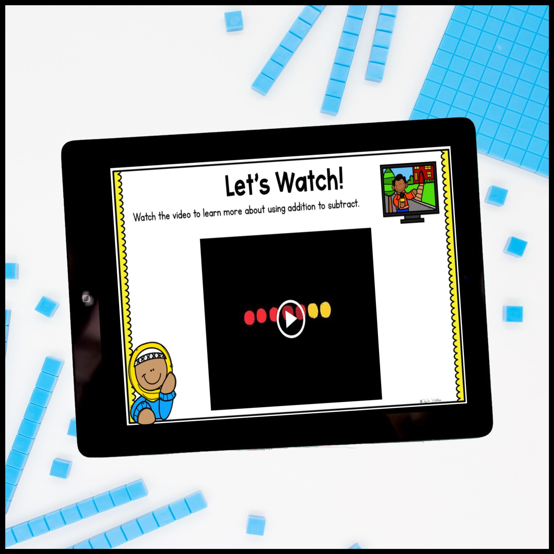 Mental Math Strategies Subtraction - 2nd Grade Math Digital Mini Lesson 2.OA.B.2 - Image 4