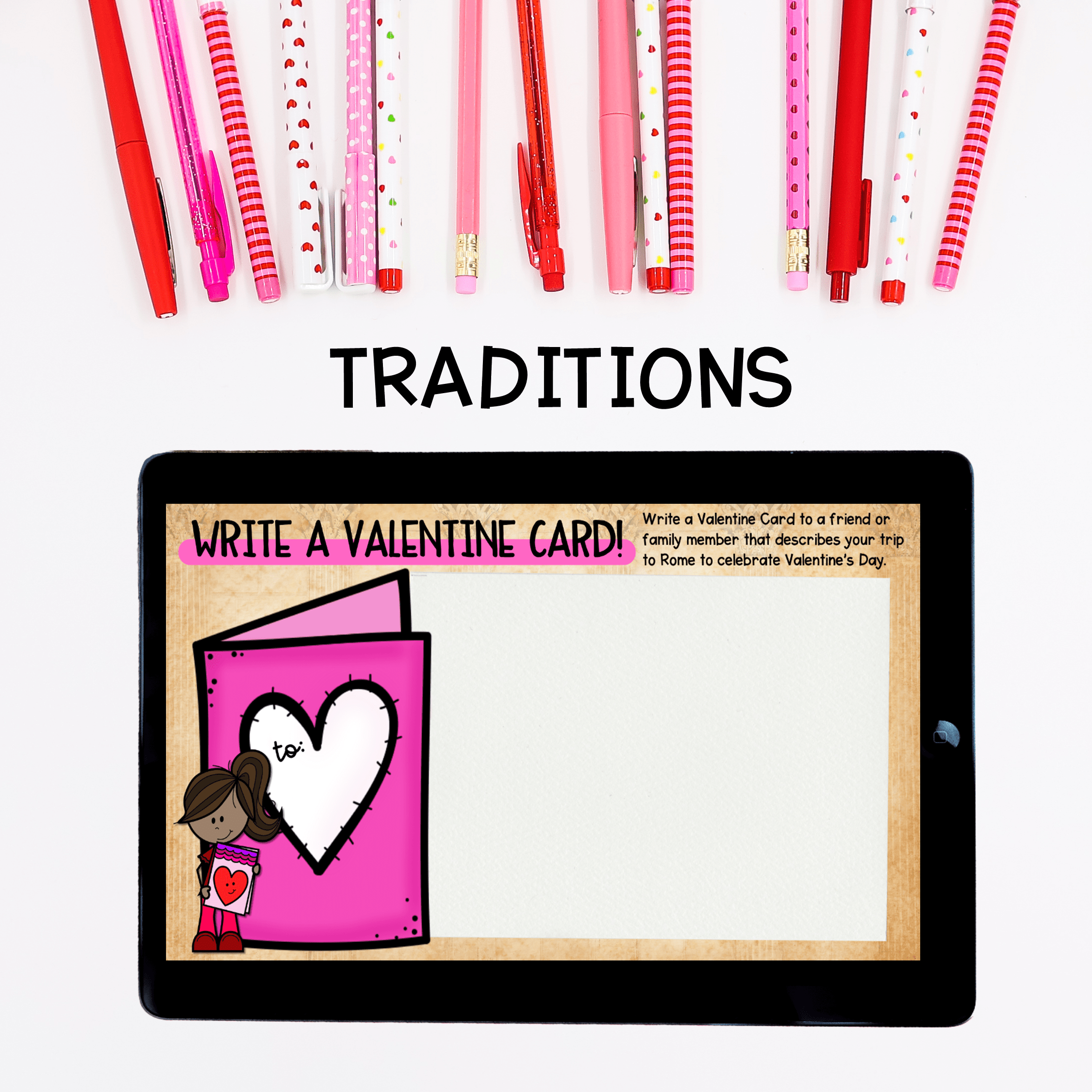 Valentine's Day Virtual Field Trip Digital Resource Activity History Rome Cupid - Image 4
