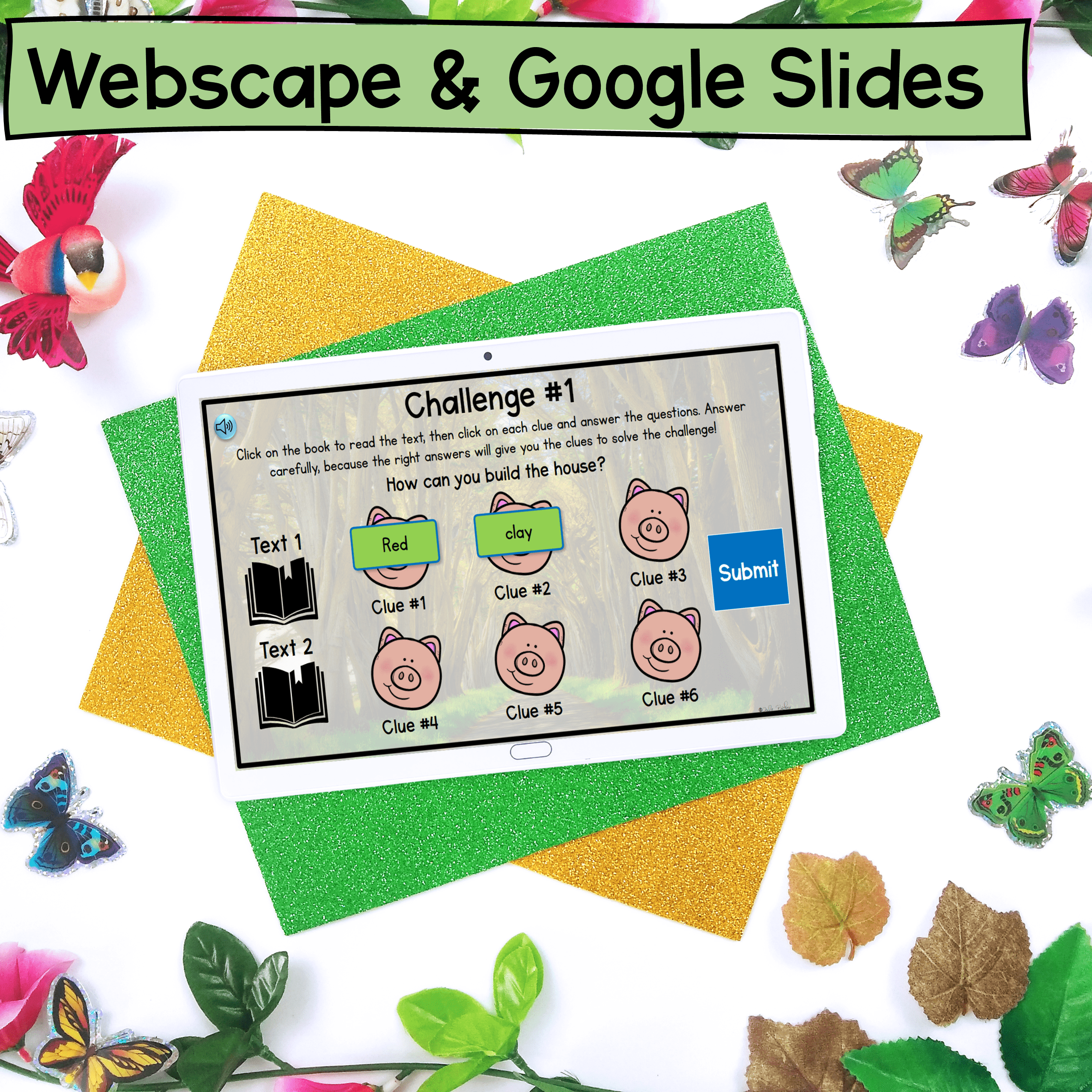 Fairytale Reading Comprehension Escape Room & Webscape™ - 2nd 3rd Grade Passages - Image 4