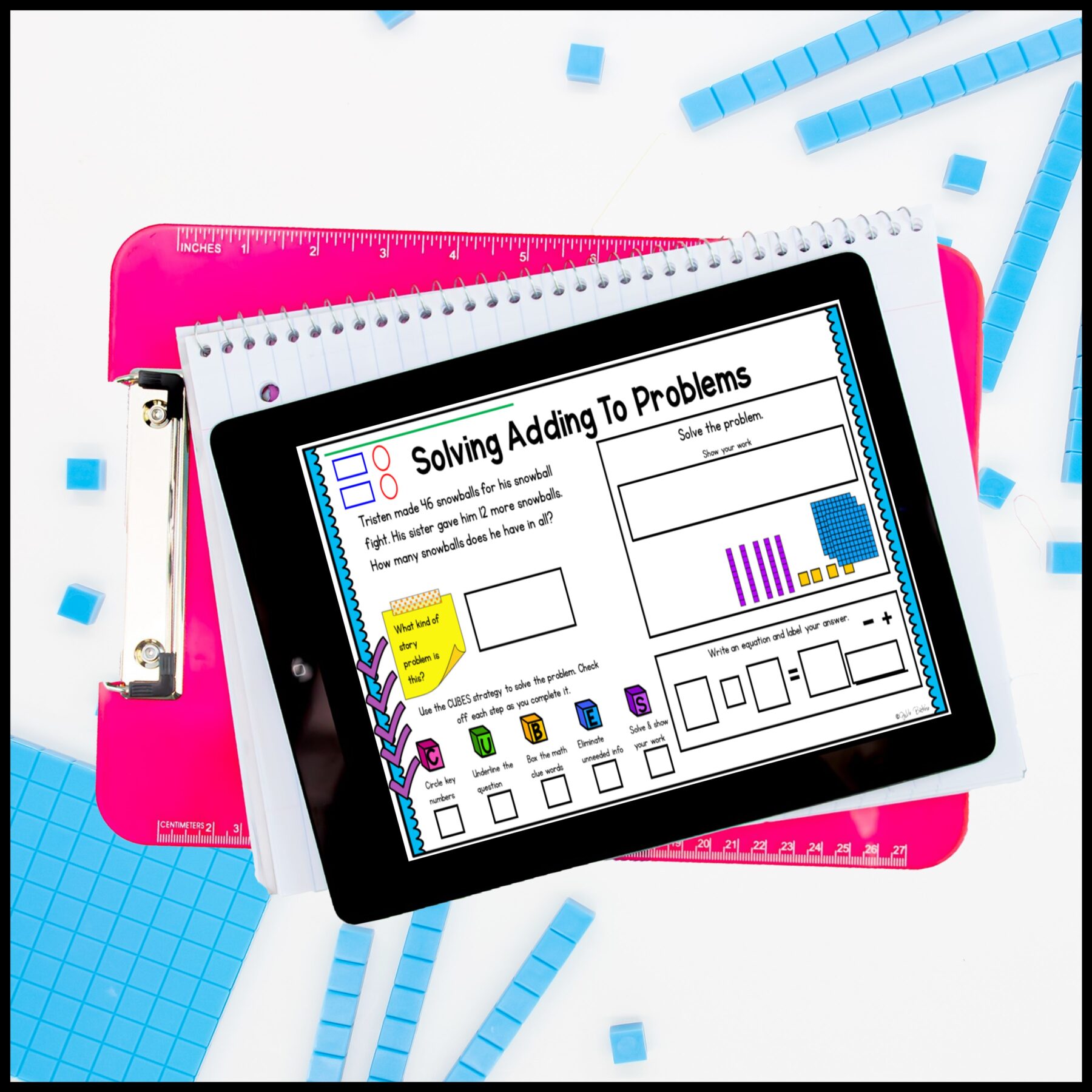 One and Two-Step Word Problems - 2nd Grade Math Digital Mini Lesson - 2.OA.A.1 - Image 5