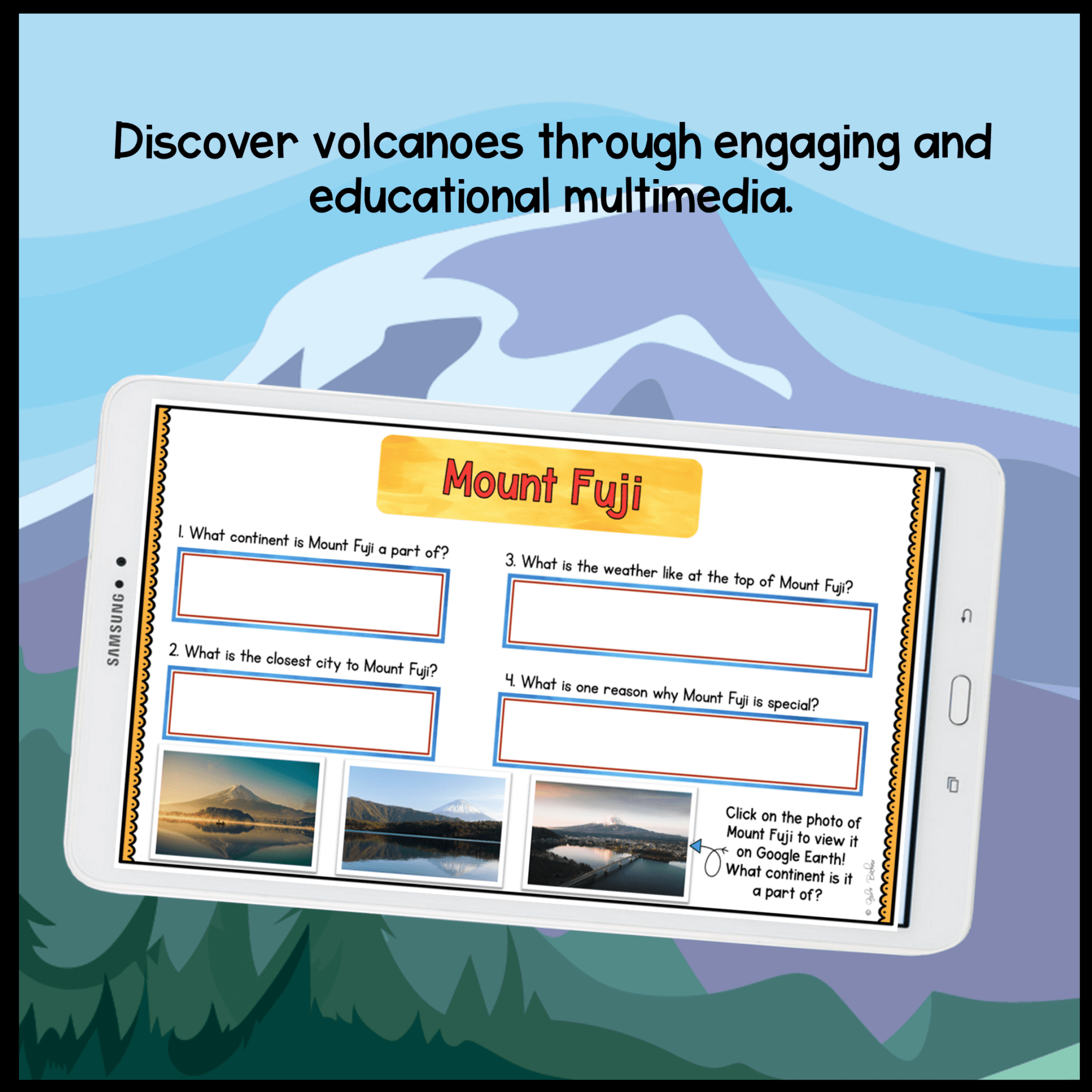 Virtual Field Trip to a Volcano Digital Resource Activity Types of Volcanoes - Image 5