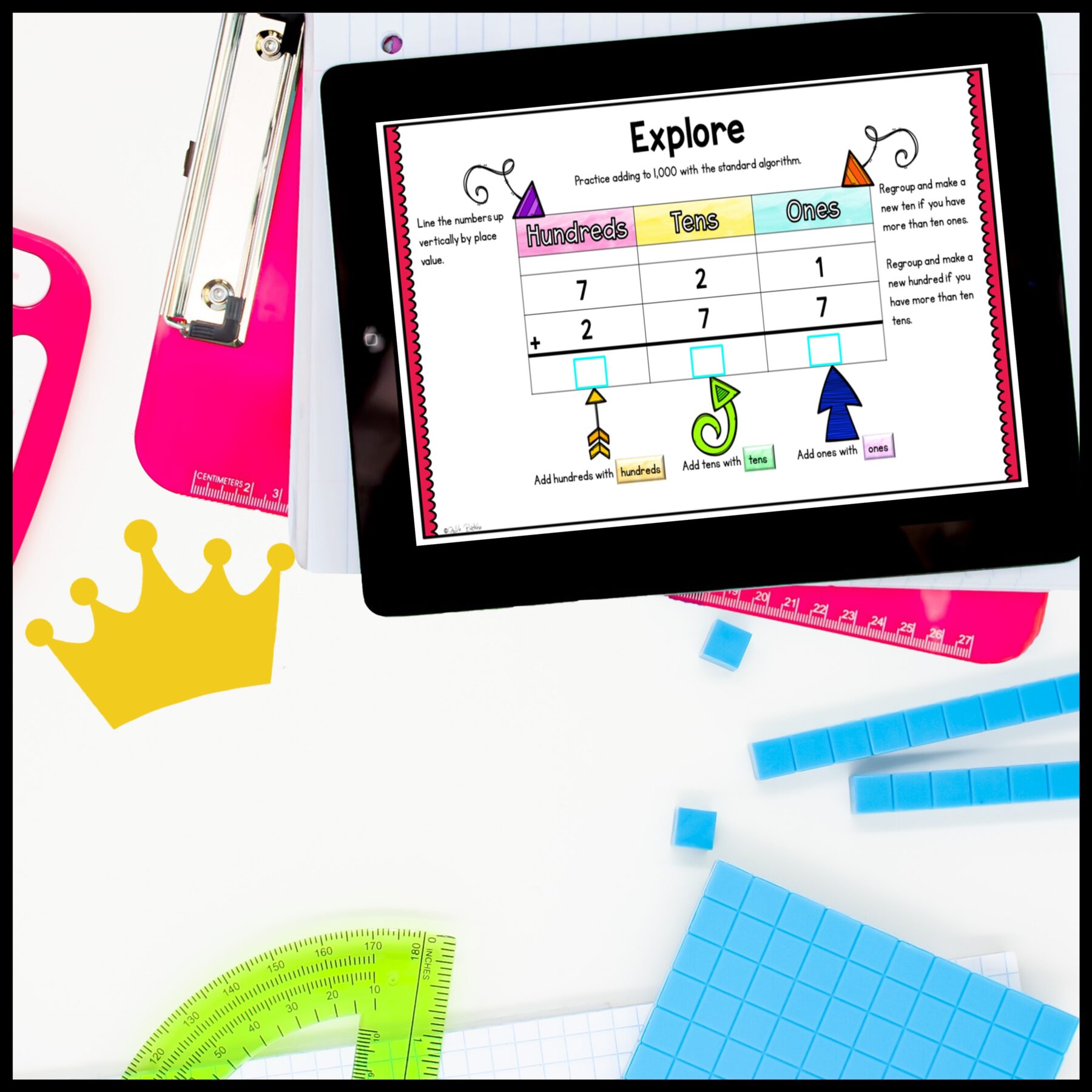 Addition to 1,000 - 2nd Grade Math Digital Mini Lesson - 2.NBT.B.7 - Image 6