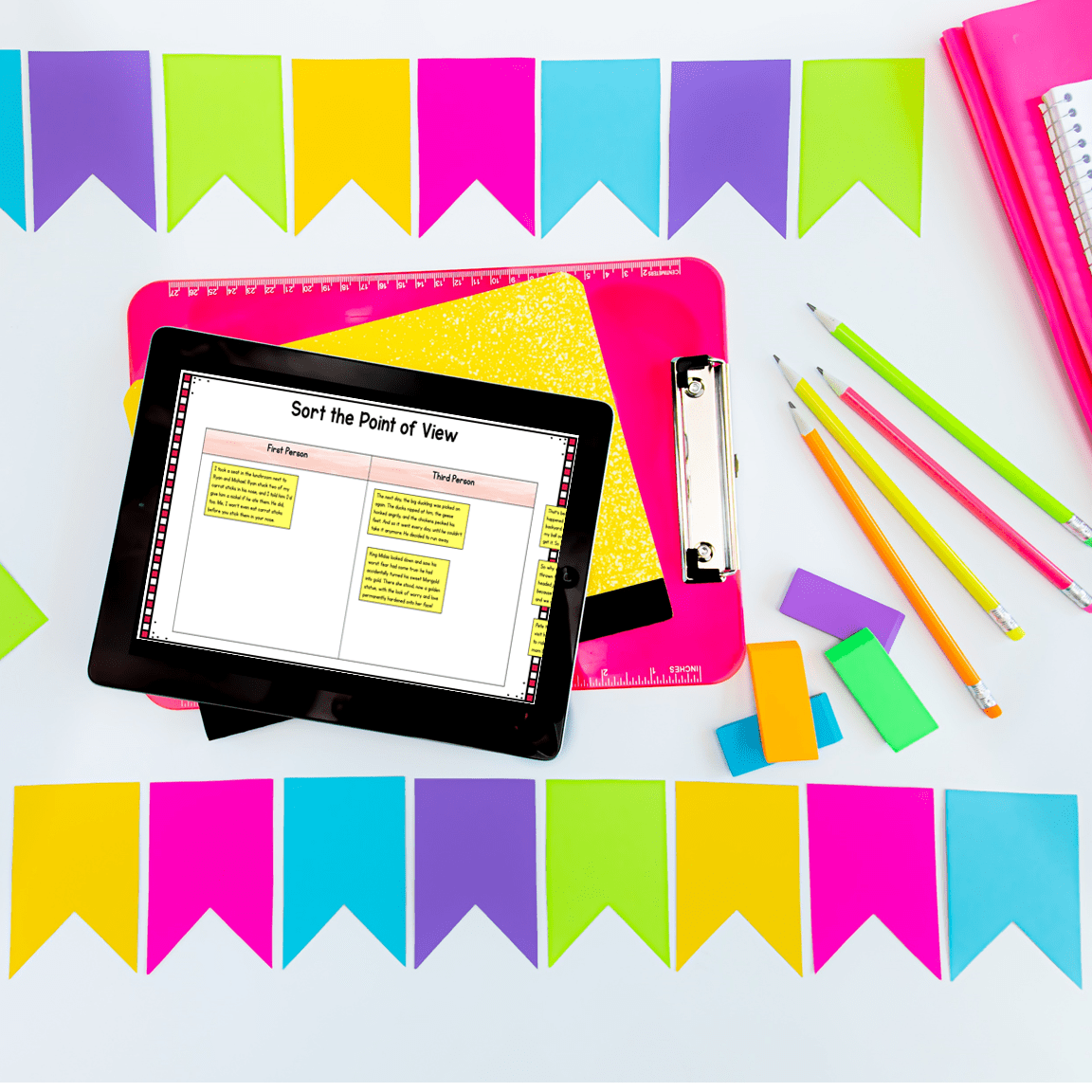 Point of View Reading Comprehension Unit – RL.4.6 & RL.5.6 – Print & Digital - Image 4
