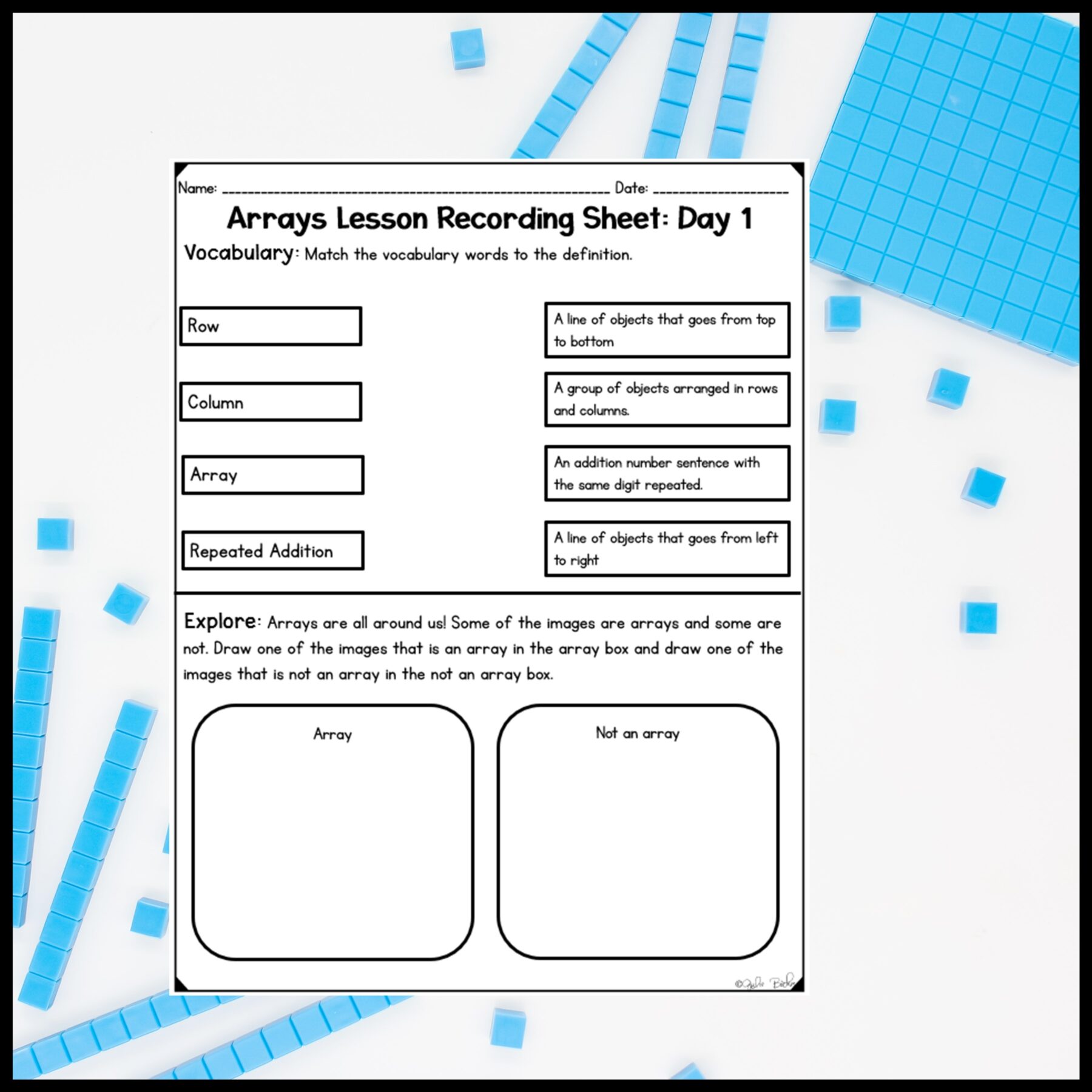 Arrays - 2nd Grade Math Digital Mini Lesson - 2.OA.C.4 - Image 7
