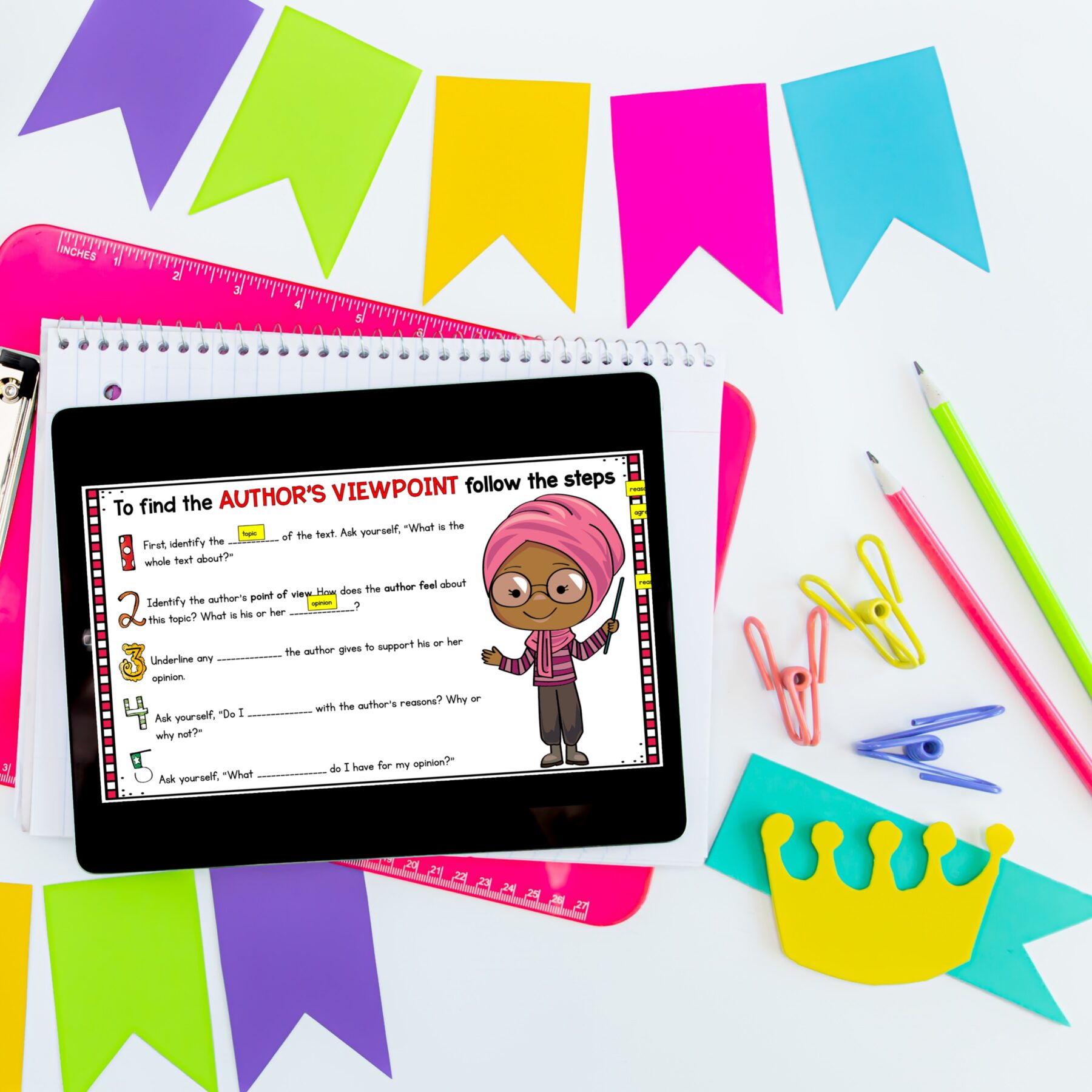 Author’s Point of View Reading Comprehension Unit- RI.3.6 – Print & Digital - Image 6
