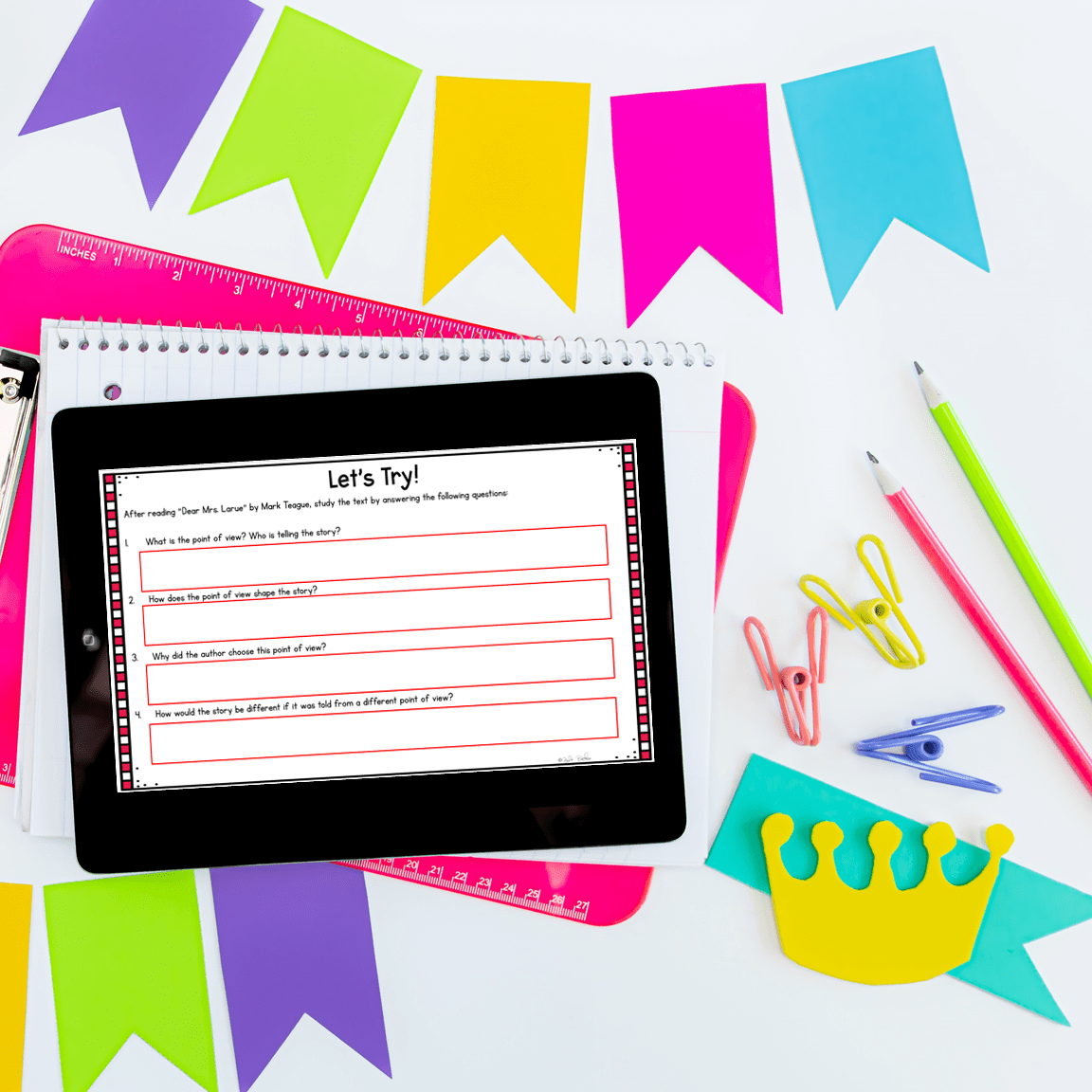 Point of View Reading Comprehension Unit – RL.4.6 & RL.5.6 – Print & Digital - Image 6