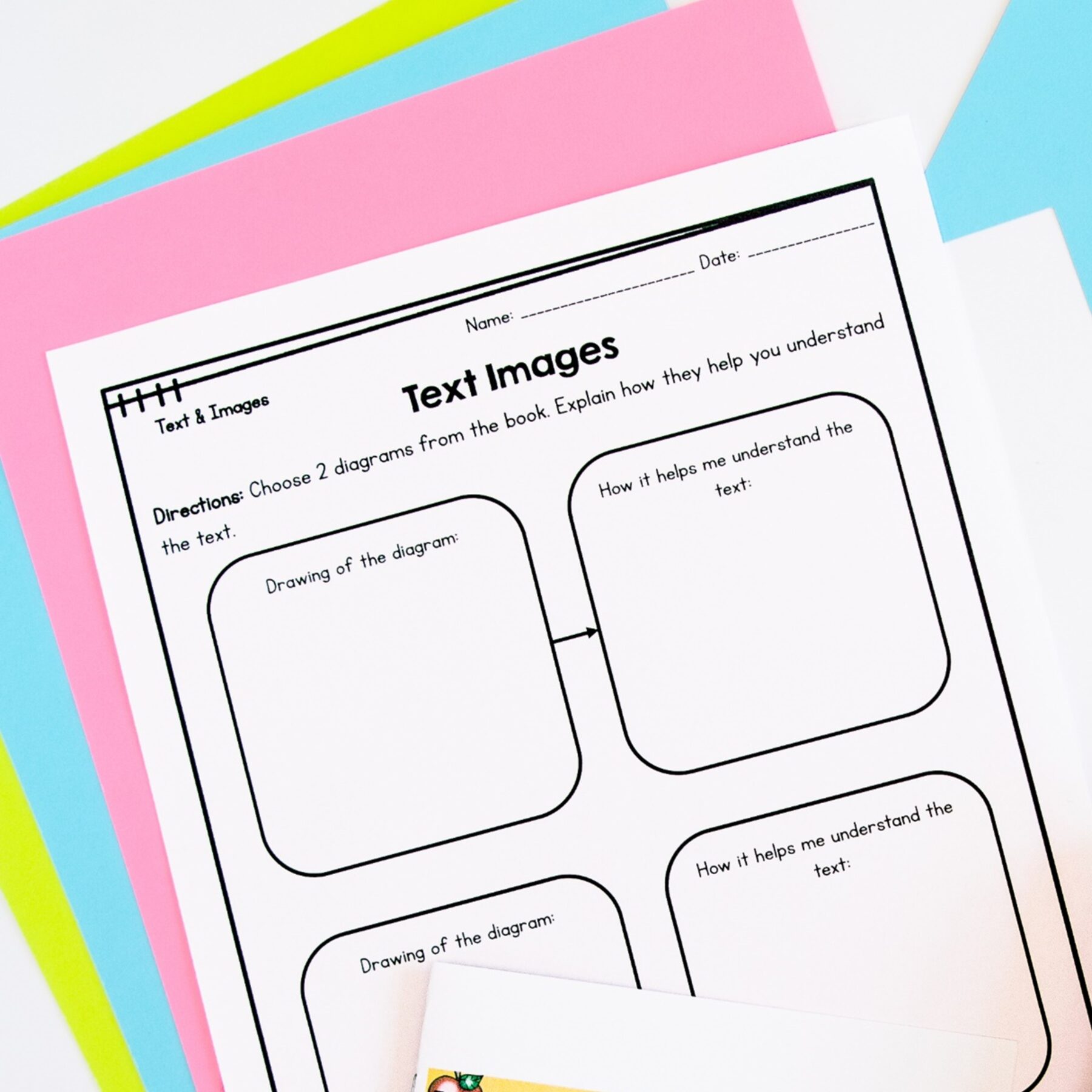 Nonfiction Text Features Images Reading Comprehension Unit – RI.2.7 RI.3.7 - Image 8