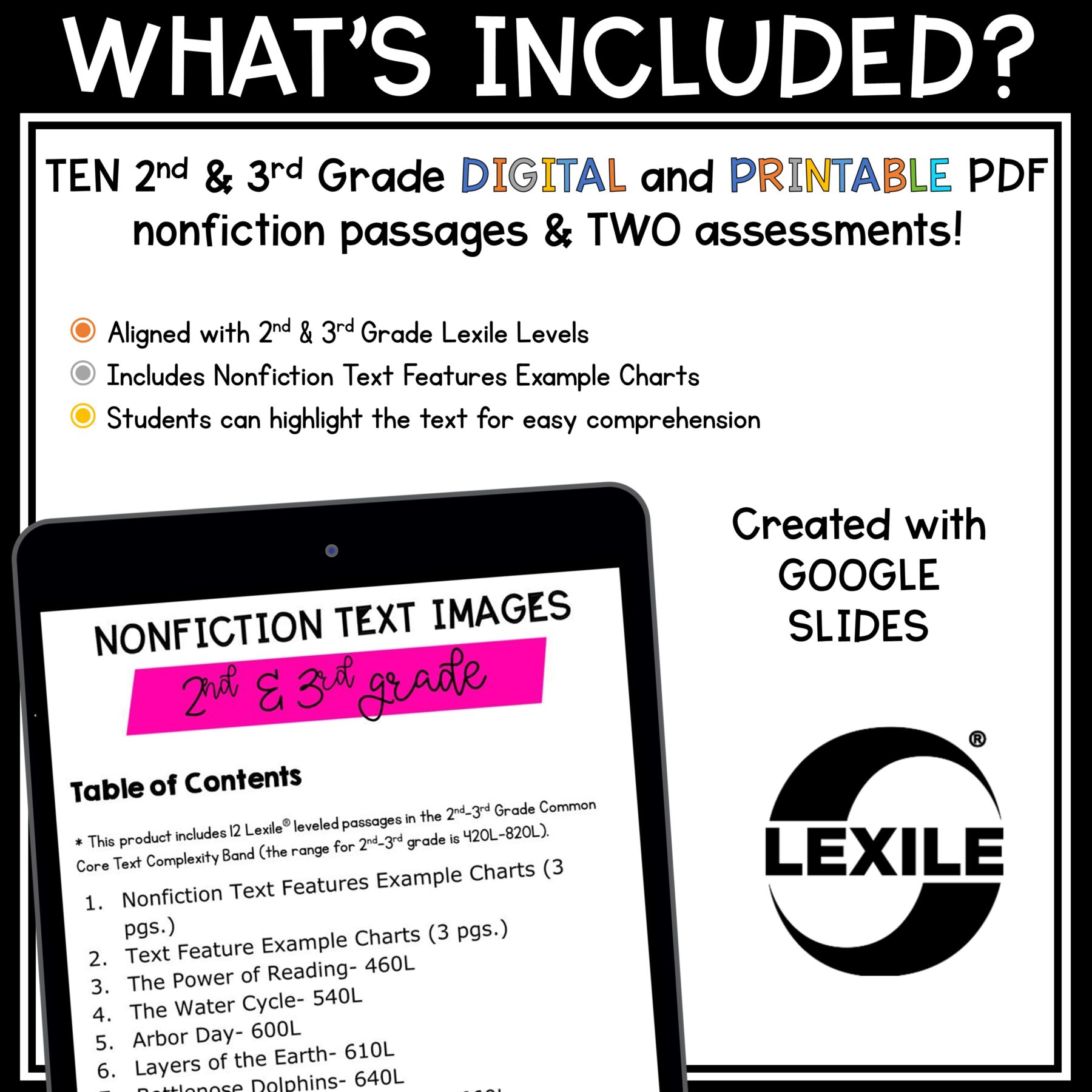 Nonfiction Text Features Images Reading Comprehension Unit – RI.2.7 RI.3.7 - Image 9