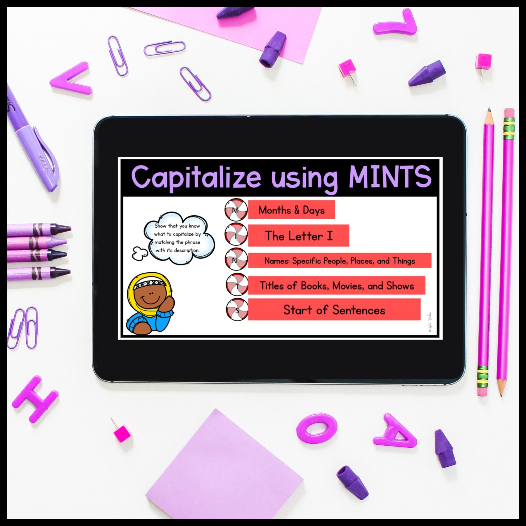 Capitalization Digital Activity for Google Slides Distance Learning - Image 2