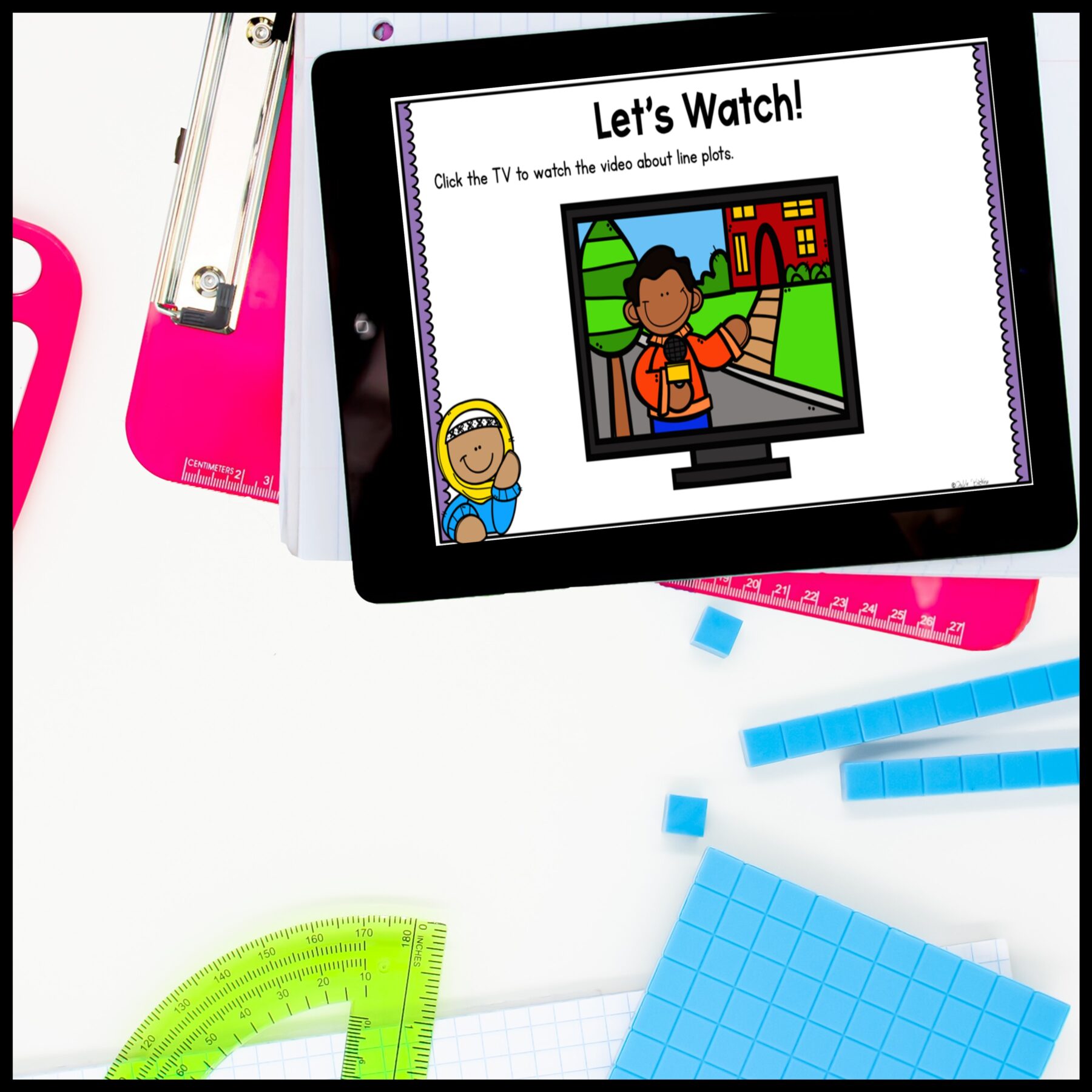 Measurement Line Plots - 2nd Grade Math Digital Mini Lesson - 2.MD.D.9 - Image 3