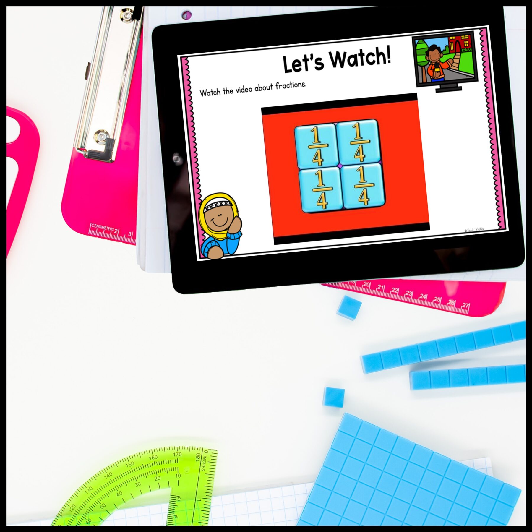 Fractions - 2nd Grade Math Digital Mini Lesson - 2.G.A.3 - Image 3