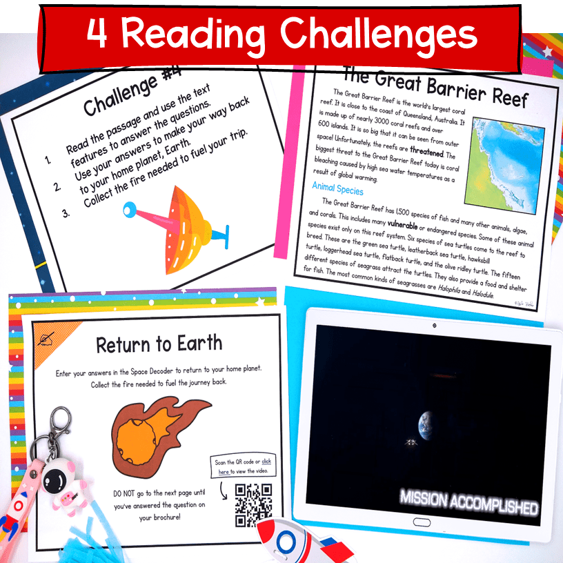 Nonfiction Text Features Reading Escape Room & Webscape - 4th 5th Grade Passages - Image 3