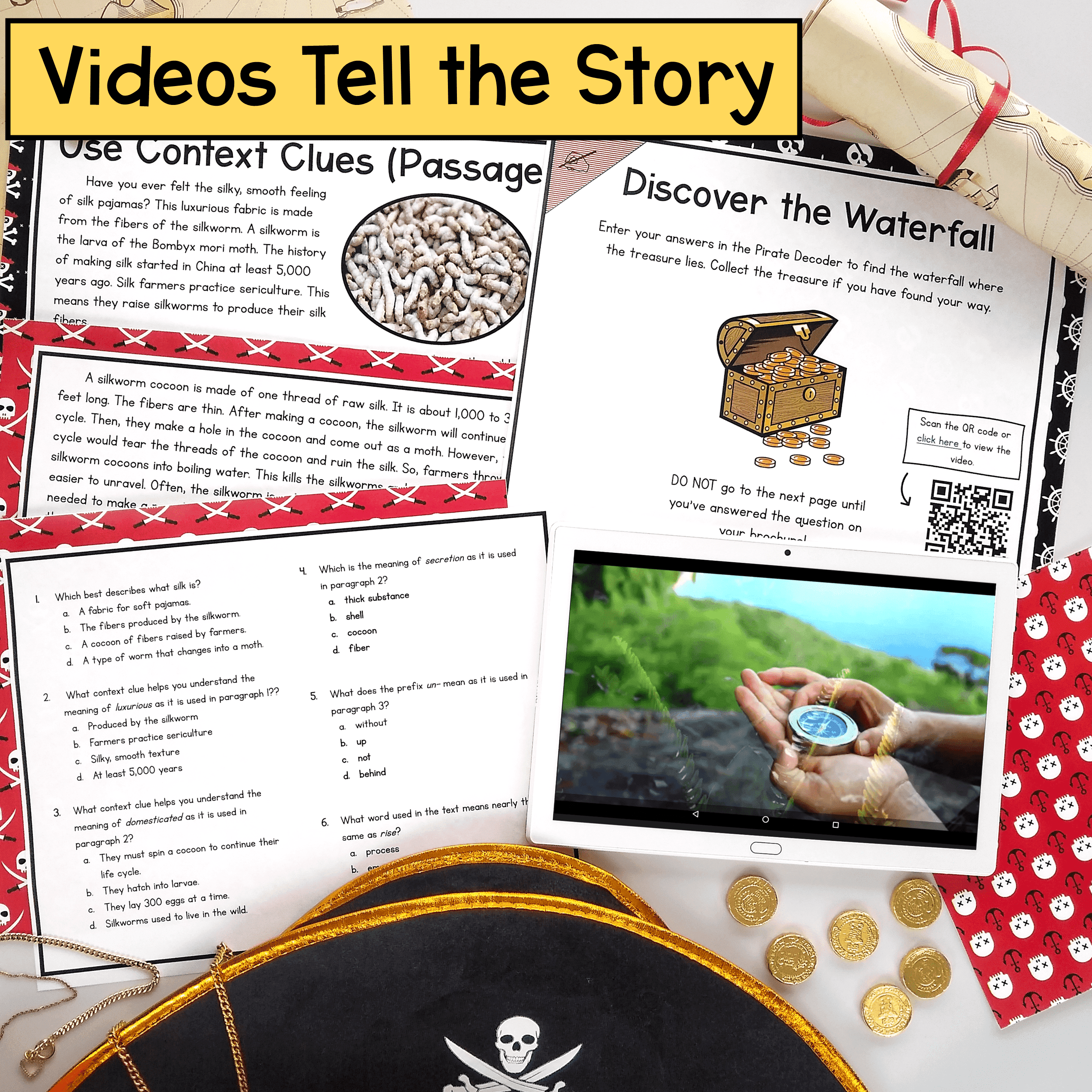Nonfiction Context Clues Reading Escape Room & Webscape 2nd 3rd Grade Activities - Image 3