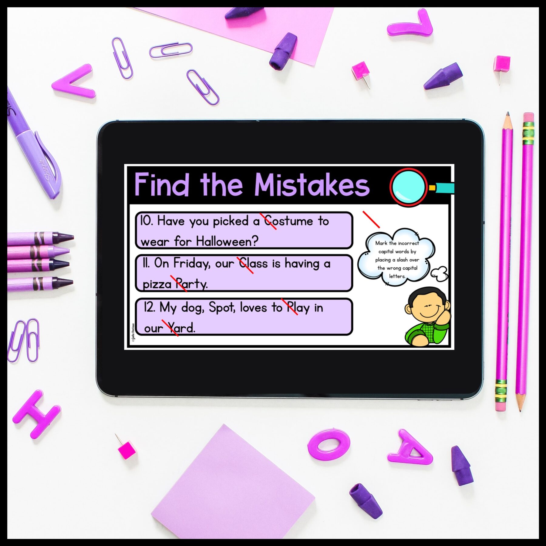 Capitalization Digital Activity for Google Slides Distance Learning - Image 4