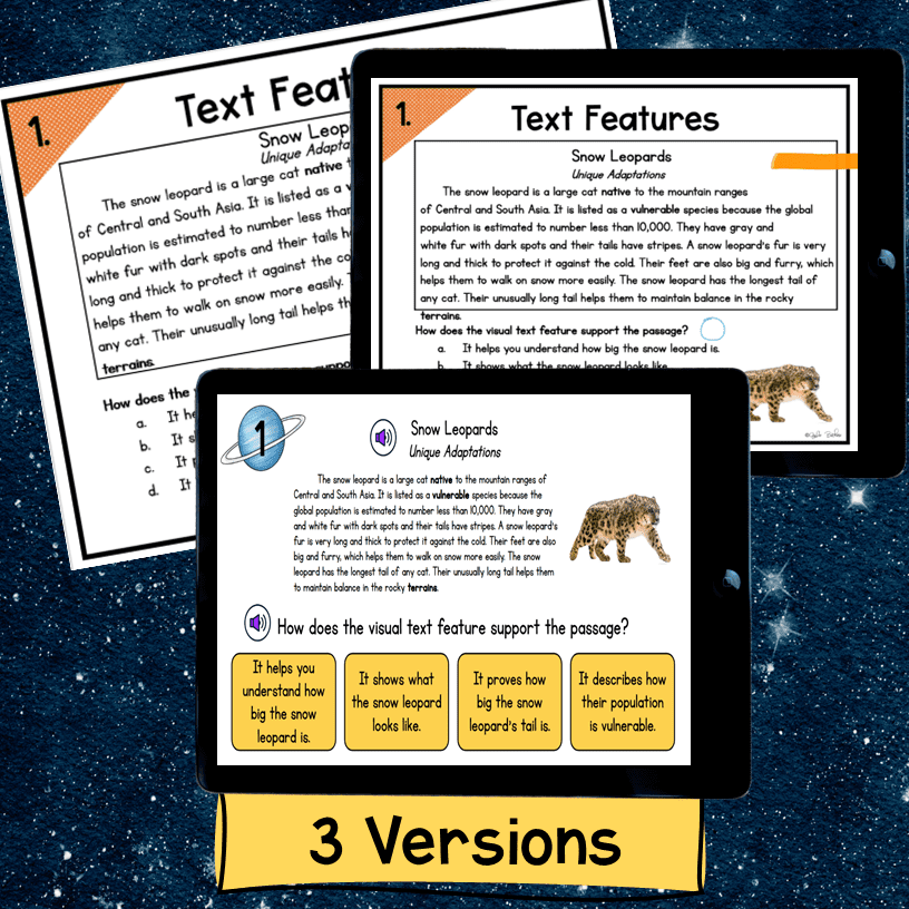 Nonfiction Text Features Reading Escape Room & Webscape - 4th 5th Grade Passages - Image 4