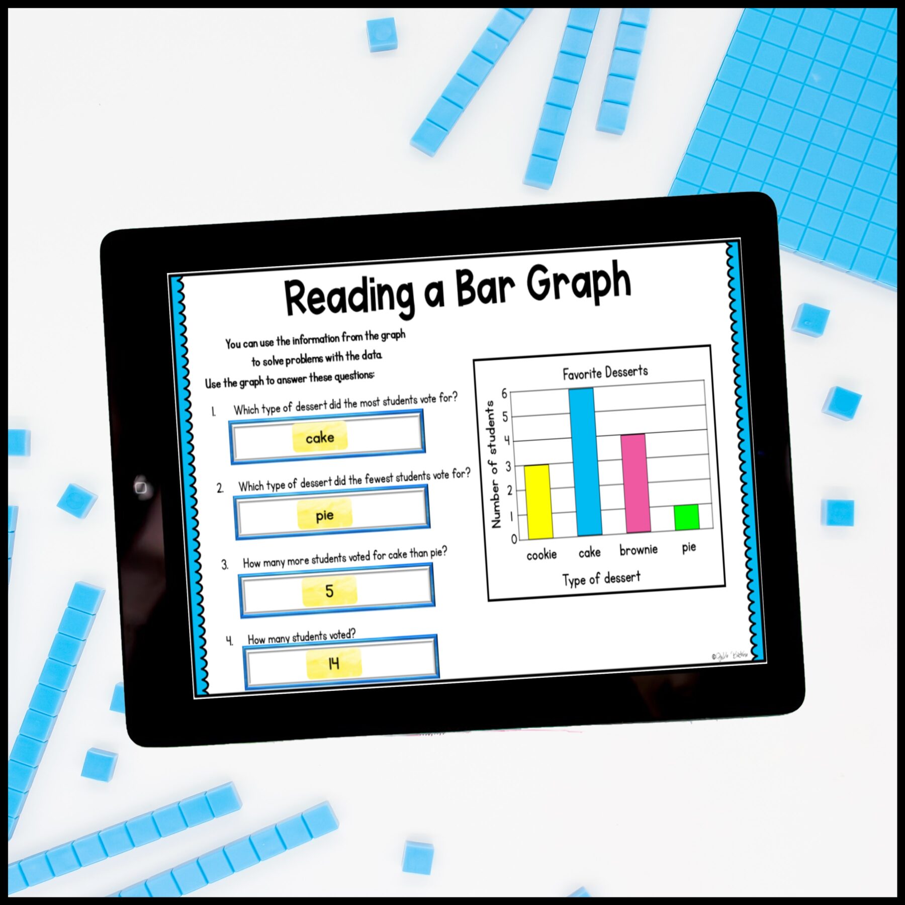 Bar & Picture Graphs - 2nd Grade Math Digital Mini Lesson - 2.MD.D.10 - Image 4
