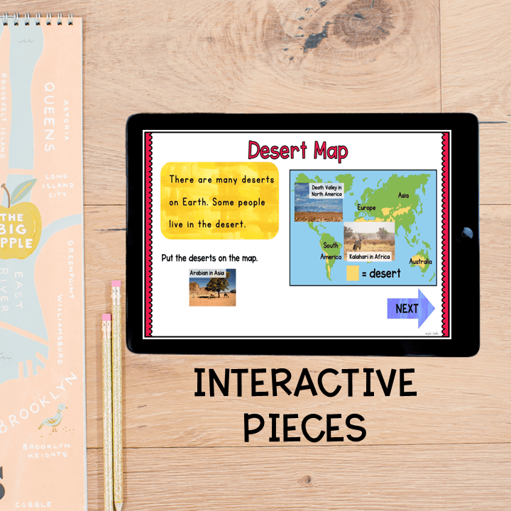 Virtual Field Trip to the Desert Habitat Animals Primary Google Slides & Seesaw - Image 4