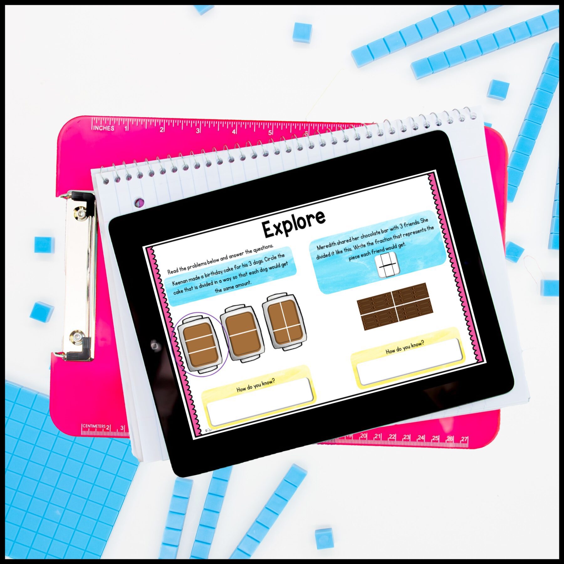 Fractions - 2nd Grade Math Digital Mini Lesson - 2.G.A.3 - Image 5