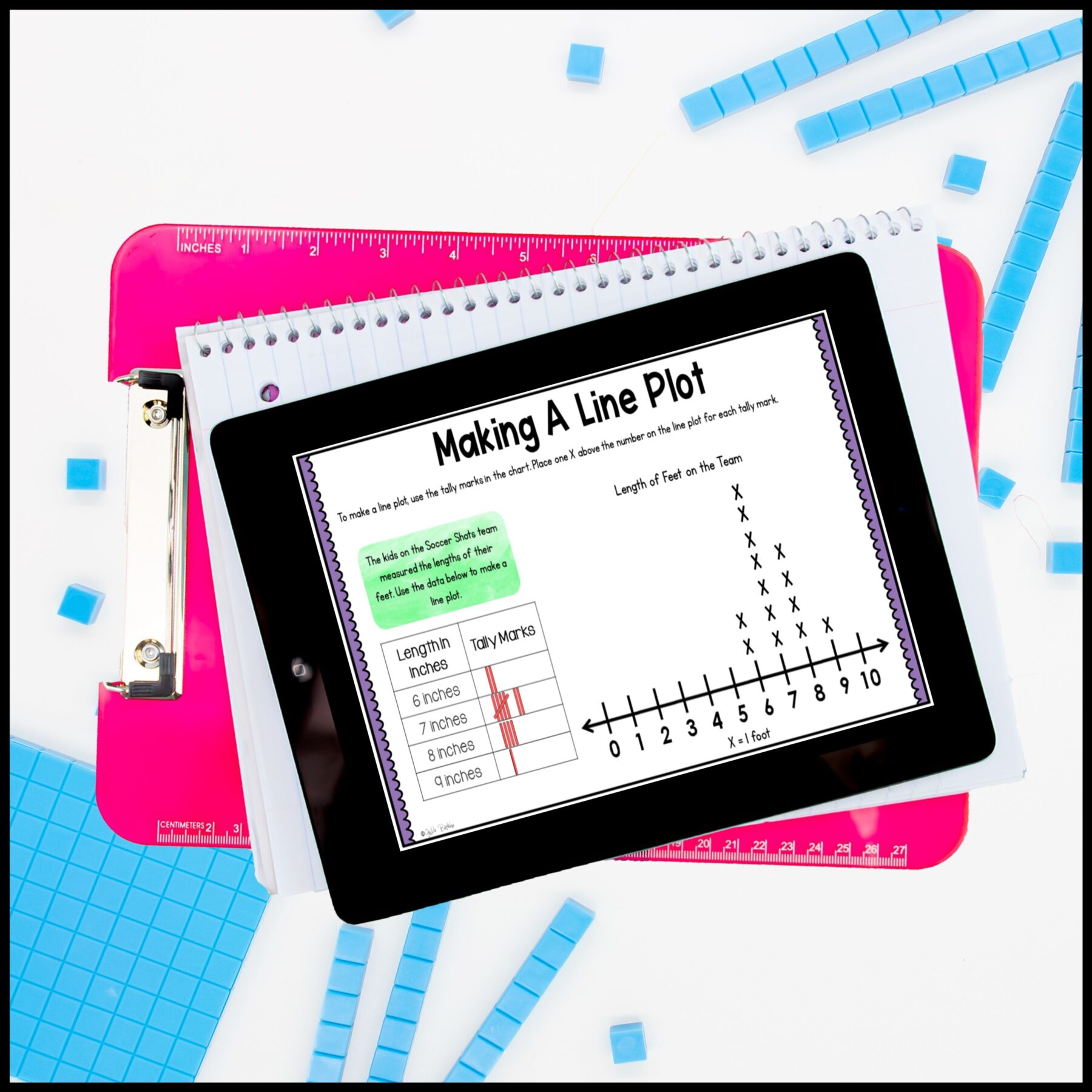 Measurement Line Plots - 2nd Grade Math Digital Mini Lesson - 2.MD.D.9 - Image 5