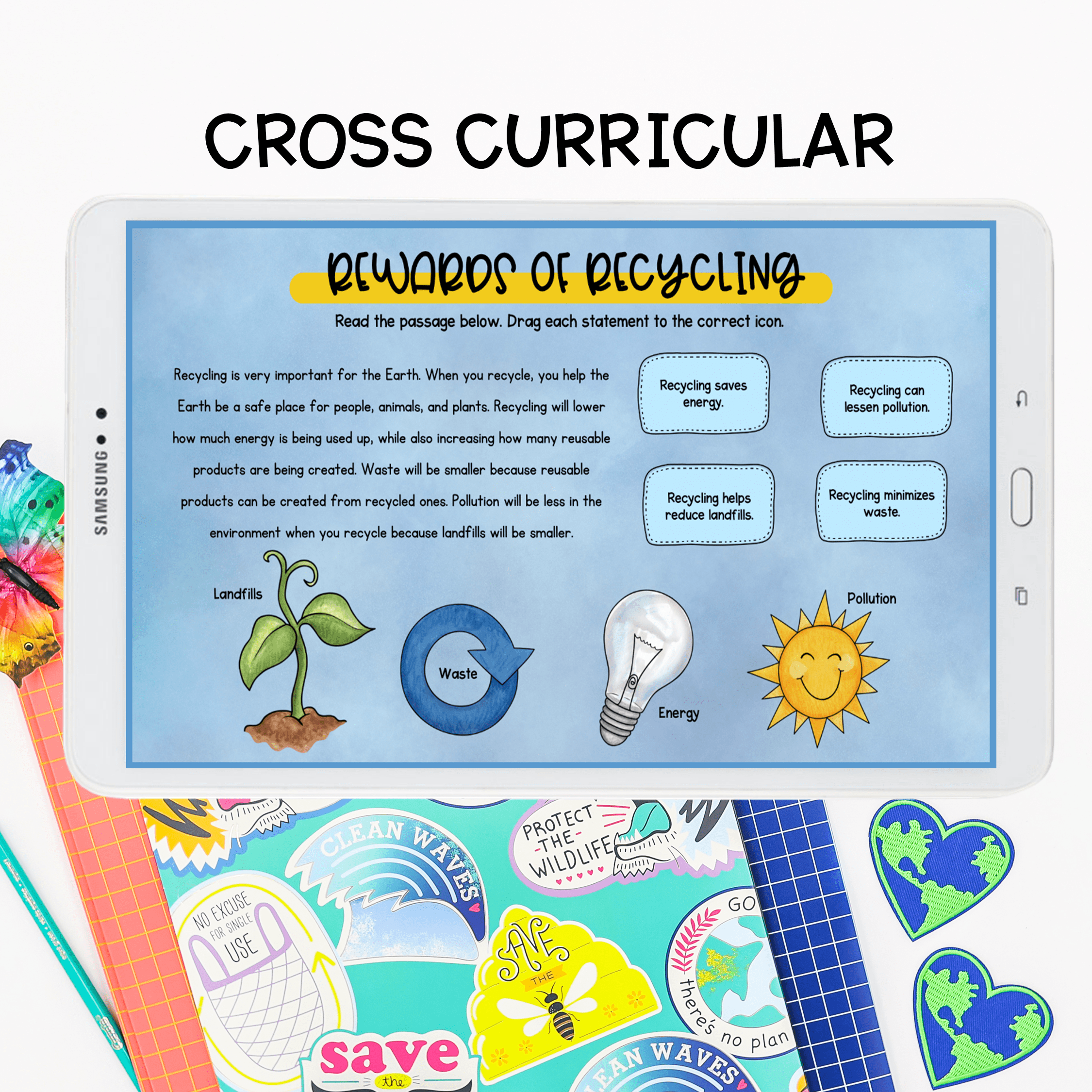Earth Day Activity Virtual Field Trip Digital Resource Reduce Reuse Recycle 3 Rs - Image 5