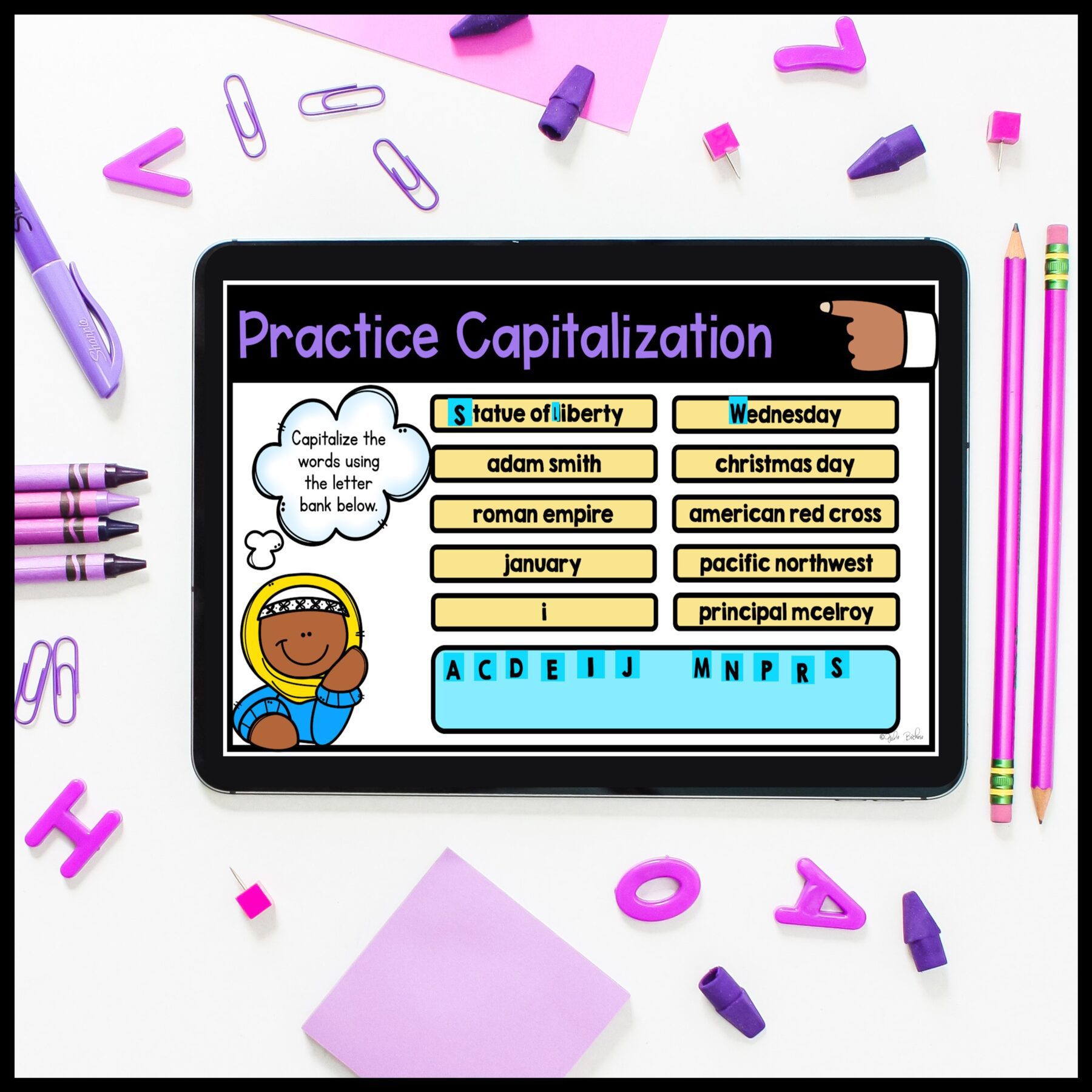 Sentence Structure Digital Activity for Google Slides Distance Learning - Image 6