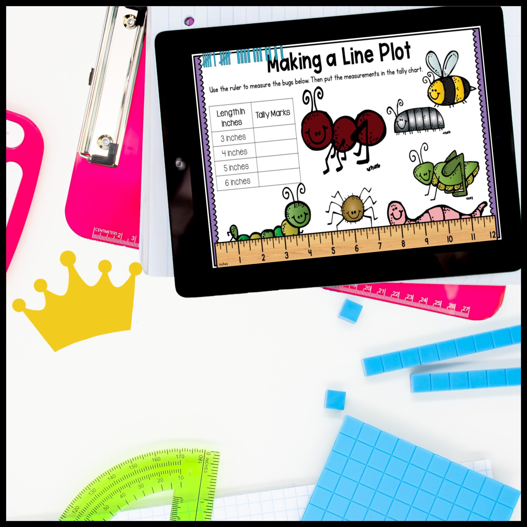 Measurement Line Plots - 2nd Grade Math Digital Mini Lesson - 2.MD.D.9 - Image 6