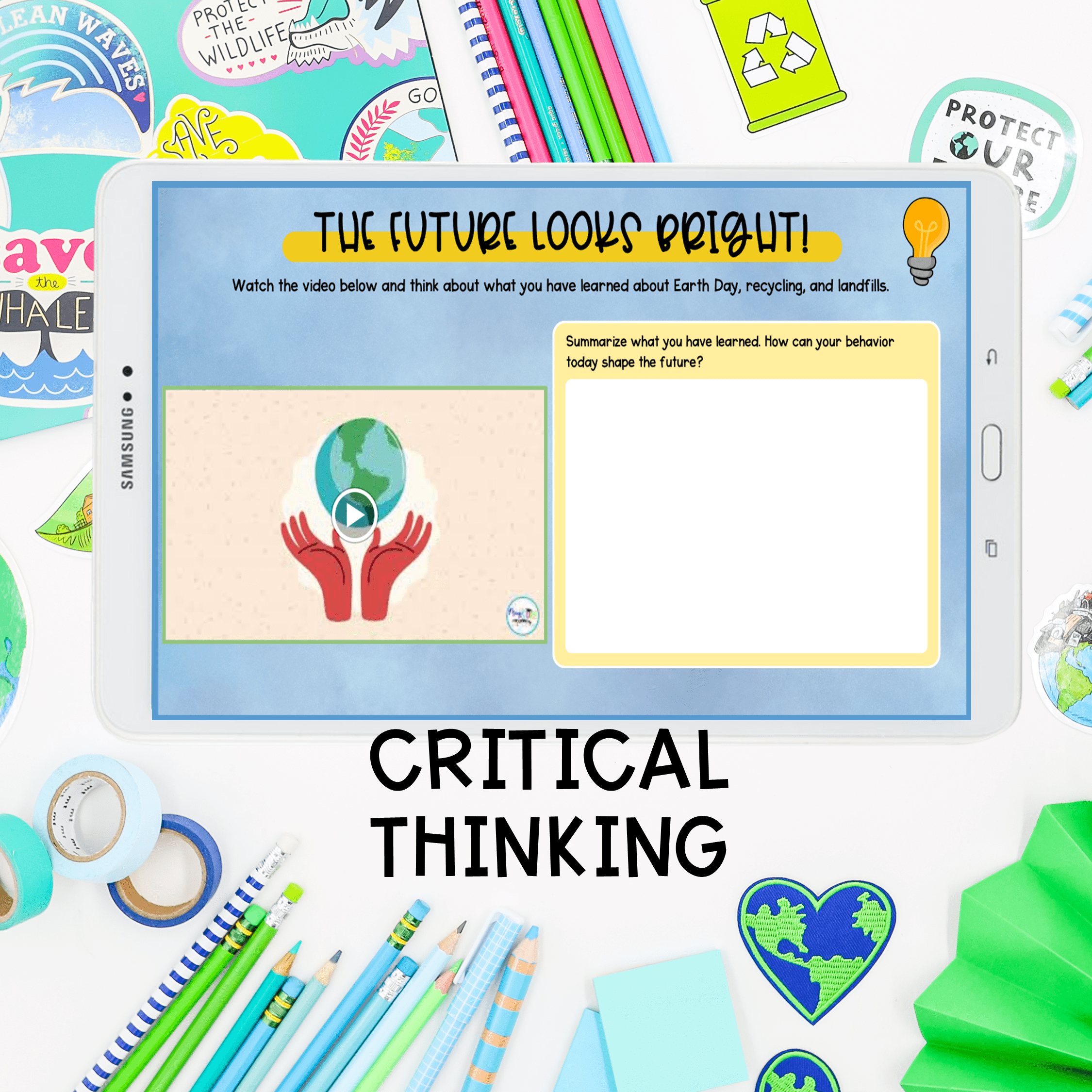 Earth Day Activity Virtual Field Trip Digital Resource Reduce Reuse Recycle 3 Rs - Image 6