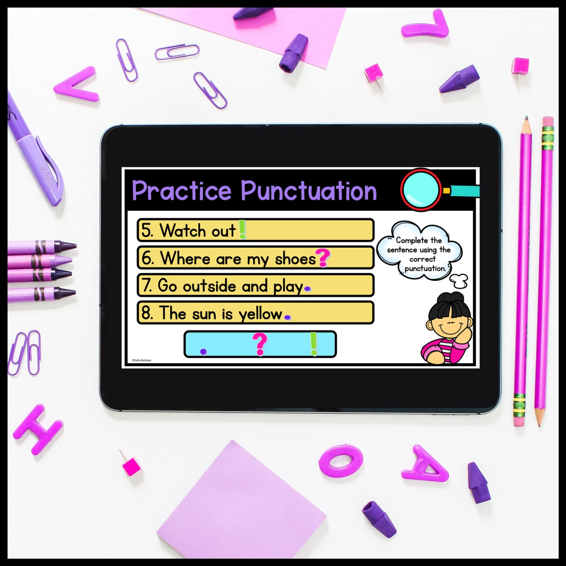 Sentence Structure Digital Activity for Google Slides Distance Learning - Image 7