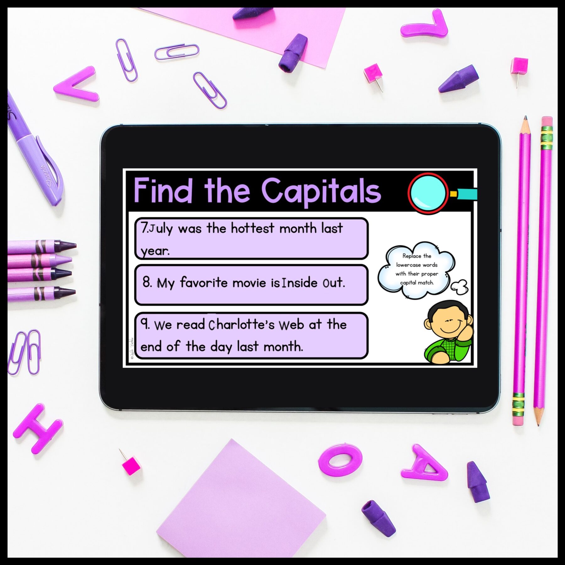 Capitalization Digital Activity for Google Slides Distance Learning - Image 7