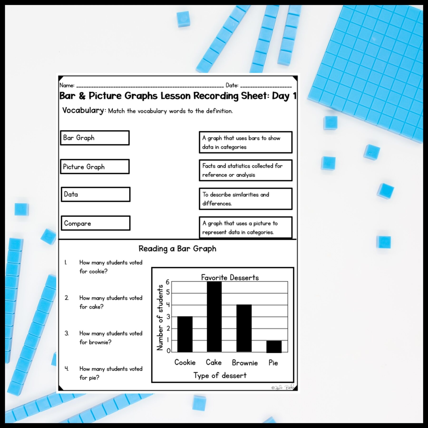 Bar & Picture Graphs - 2nd Grade Math Digital Mini Lesson - 2.MD.D.10 - Image 7