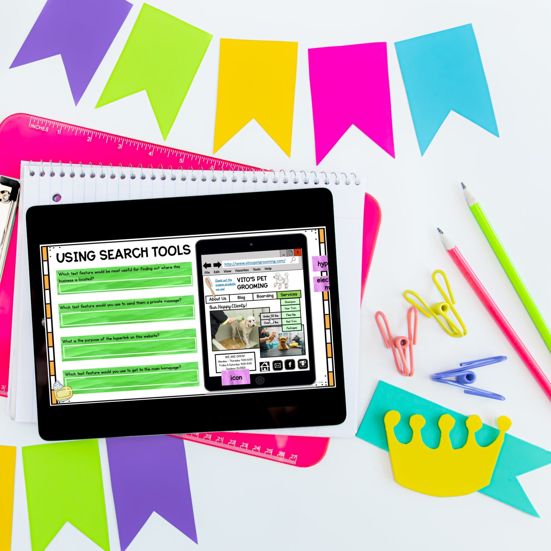 Text & Web Features Reading Comprehension – RI.2.5 & RI.3.5 – Print & Digital - Image 6